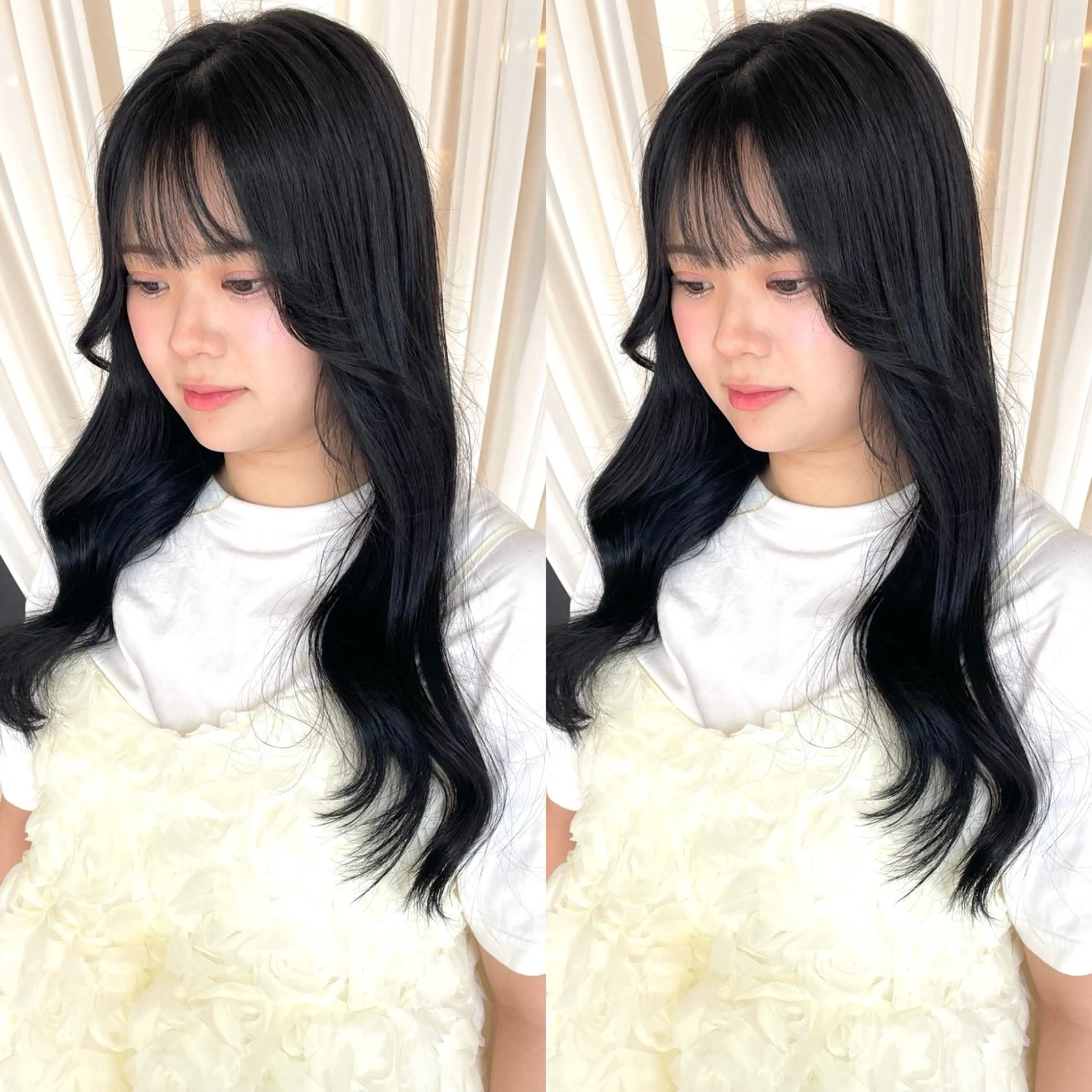 ロング カット トリートメント ヘアセット ブリーチ無しダブル カラー🦕まどかのヘアスタイル