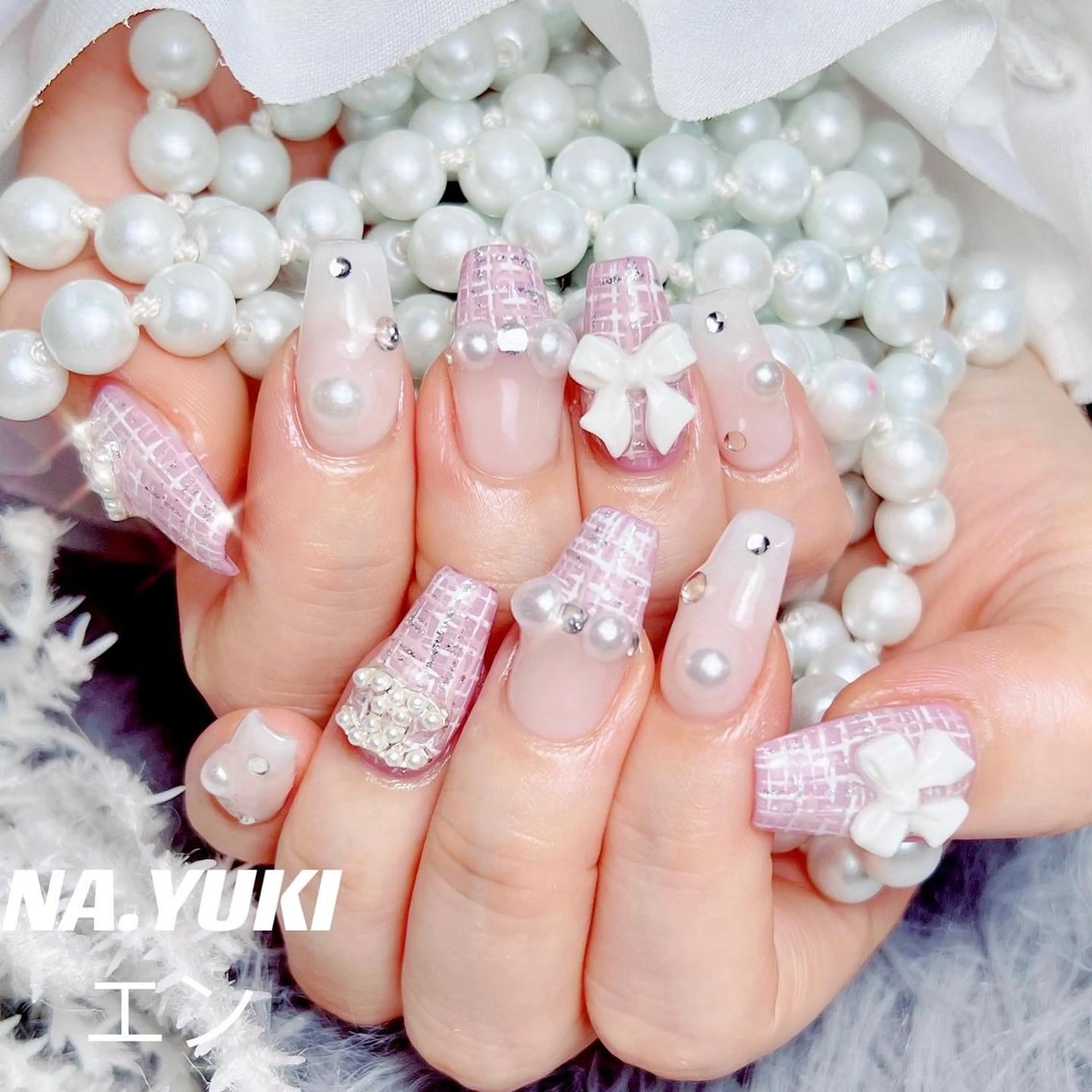 ネイル ハンドネイル 🎀 moo～ 🎀のネイルデザイン