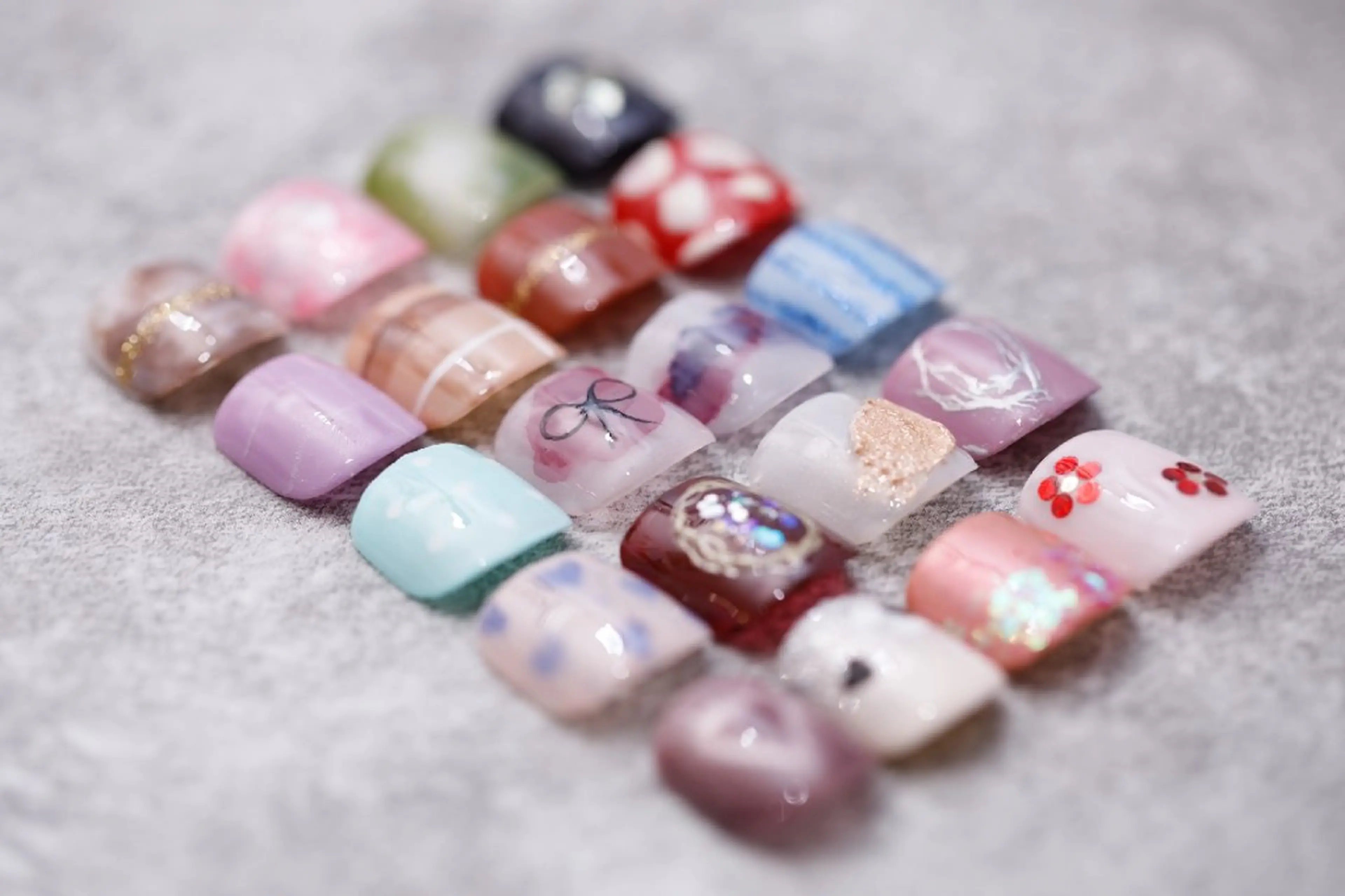 ネイル アートネイル フットネイル フットネイル nefureru nailsalonのネイルデザイン