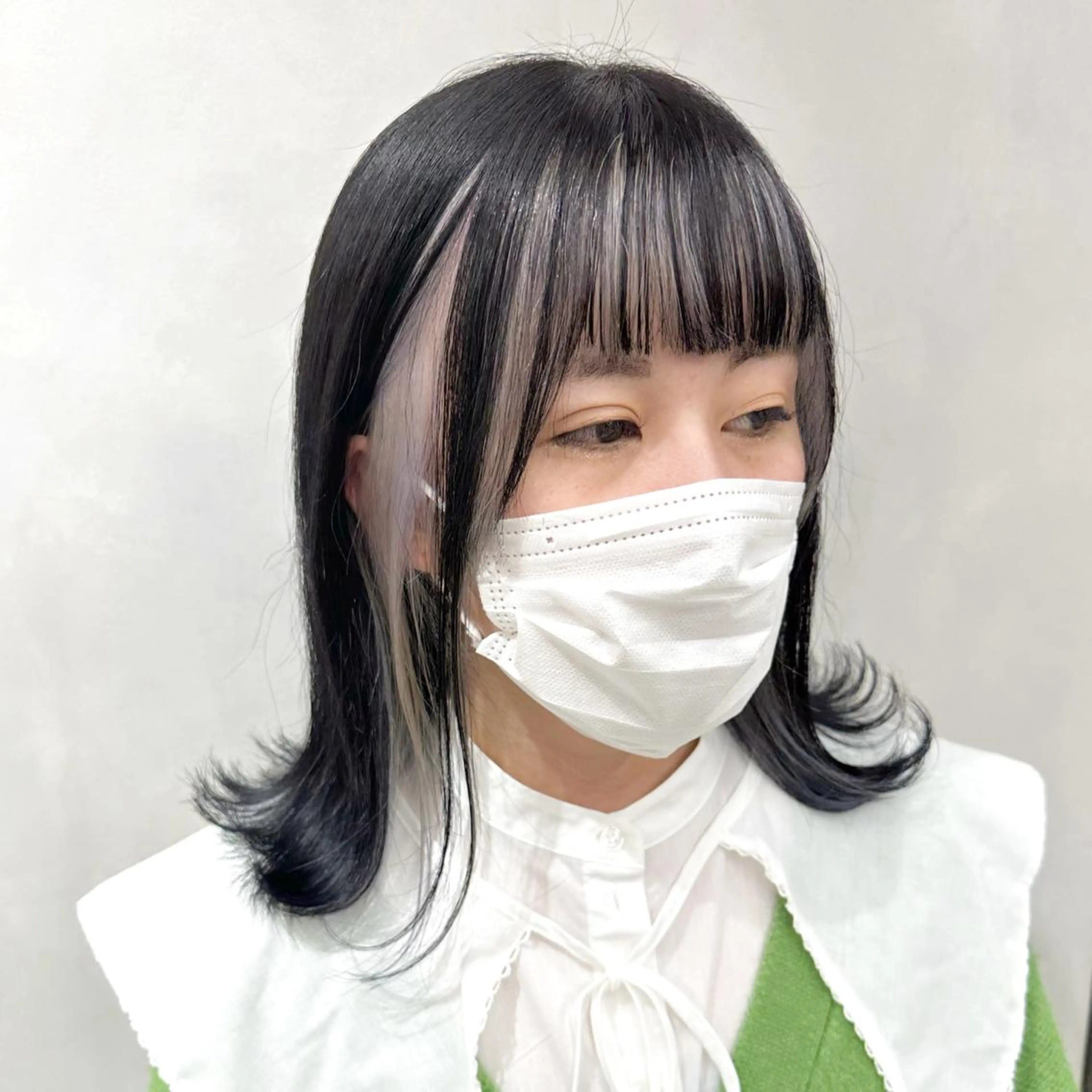 ミディアム カラー カット ヘアカラー トリートメント デザインカラー/パー マ🦖外岡咲希🦖のヘアスタイル