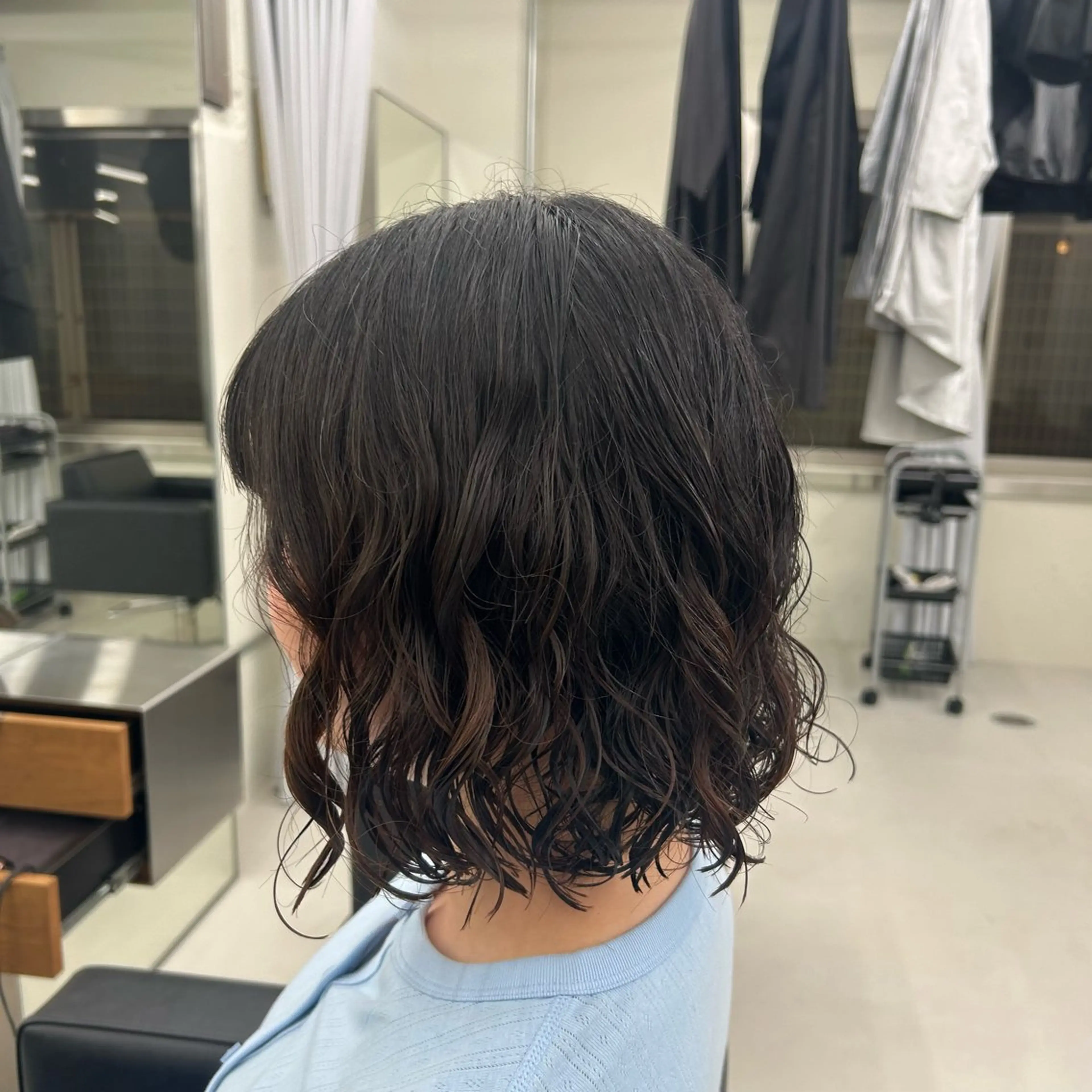ミディアム パーマ レディース パーマ/ 田中育斗のヘアスタイル