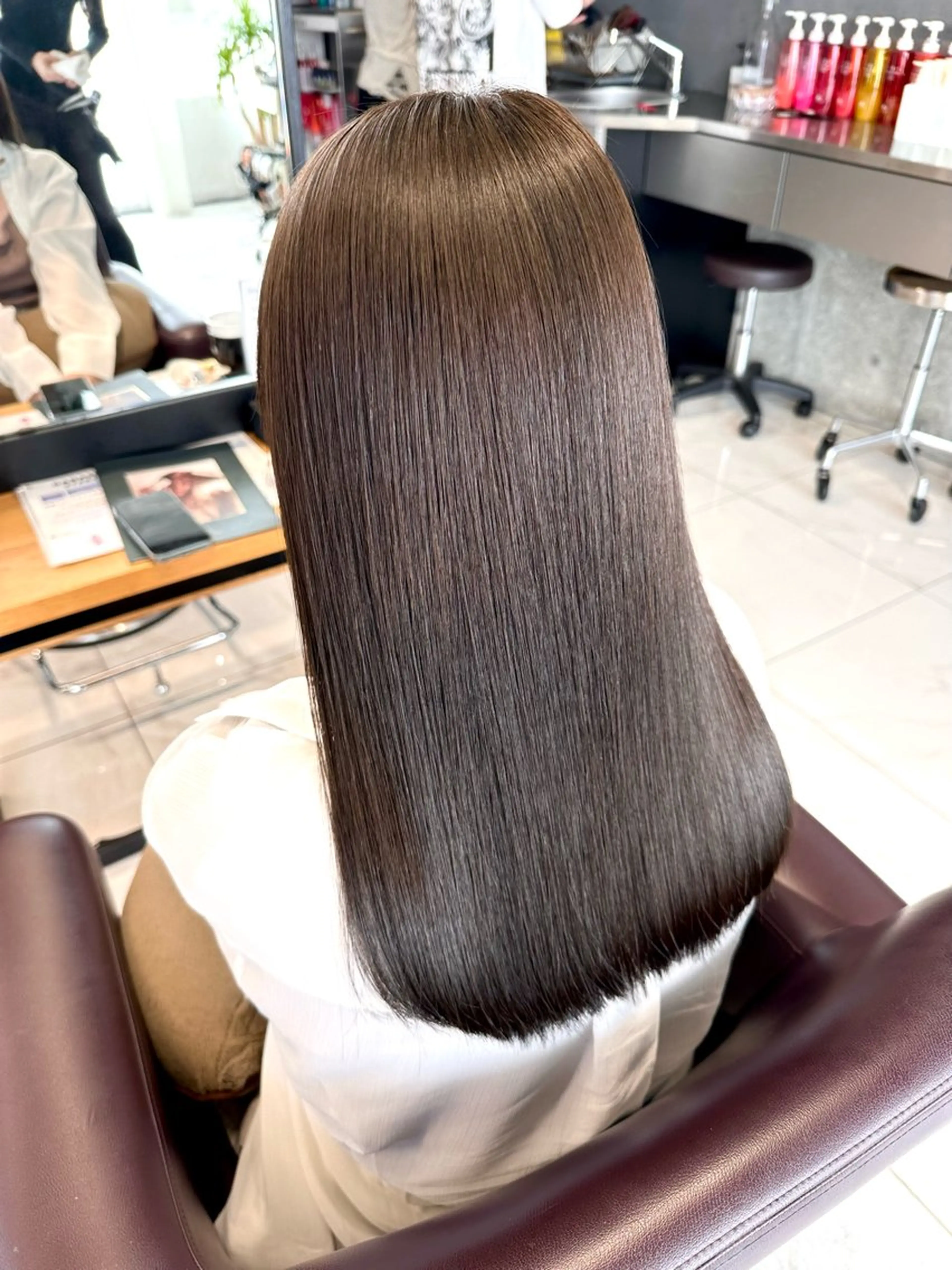 セミロング 髪質改善 筑波 晃太のヘアスタイル