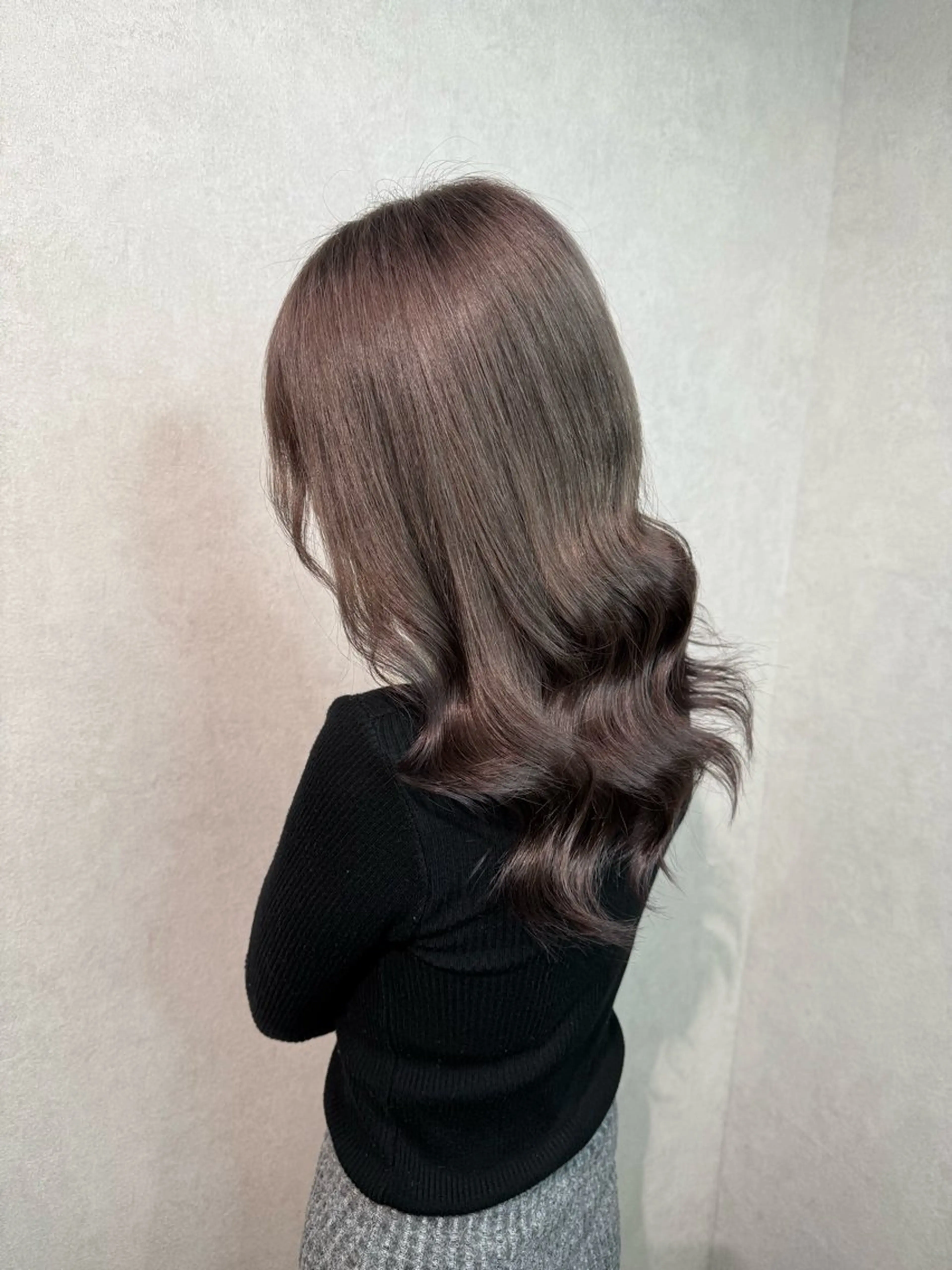 セミロング ヘアカラー Yume ♡のヘアスタイル