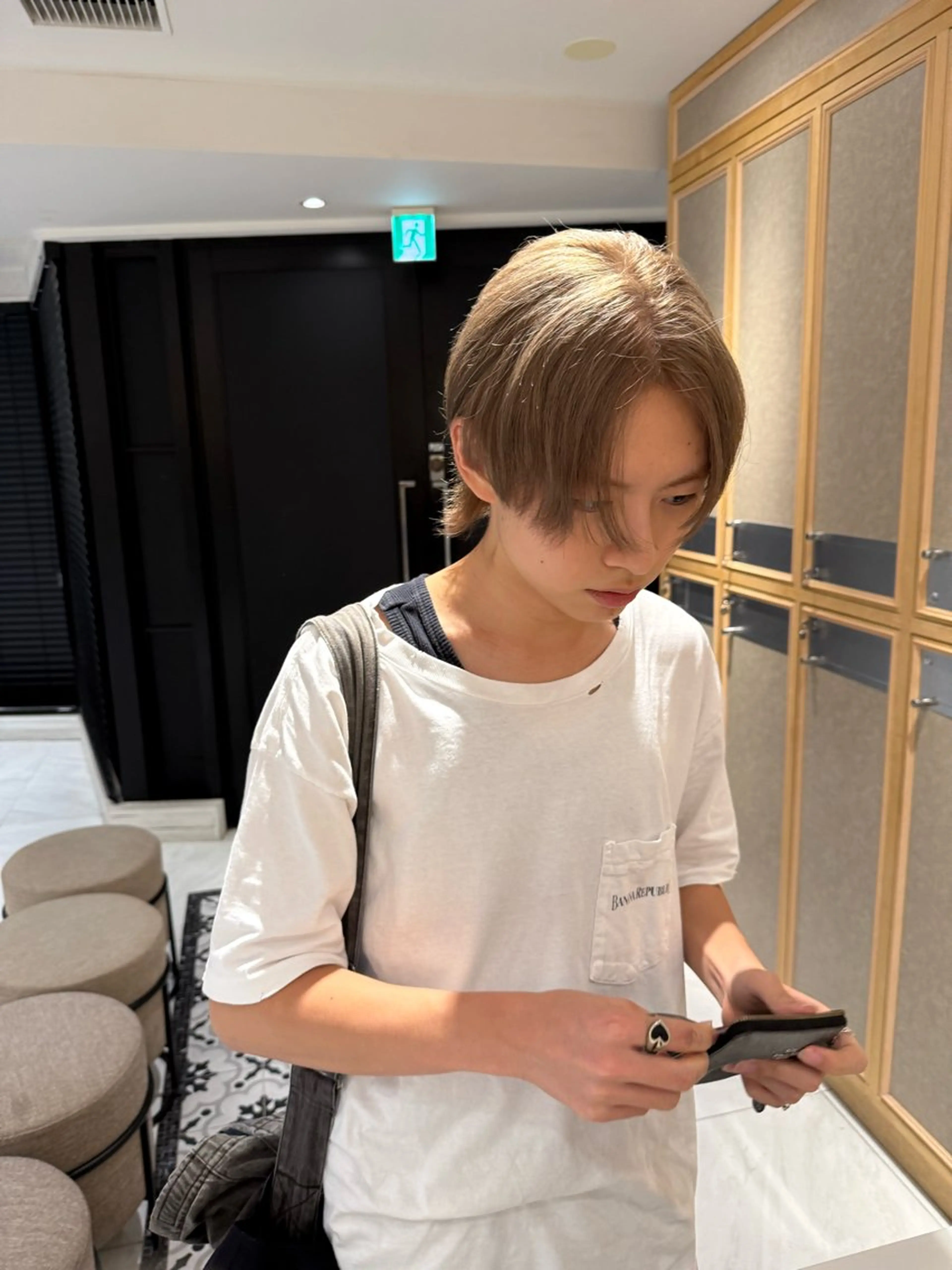 カラー メンズ matsuri 🪽ボブカットのヘアスタイル