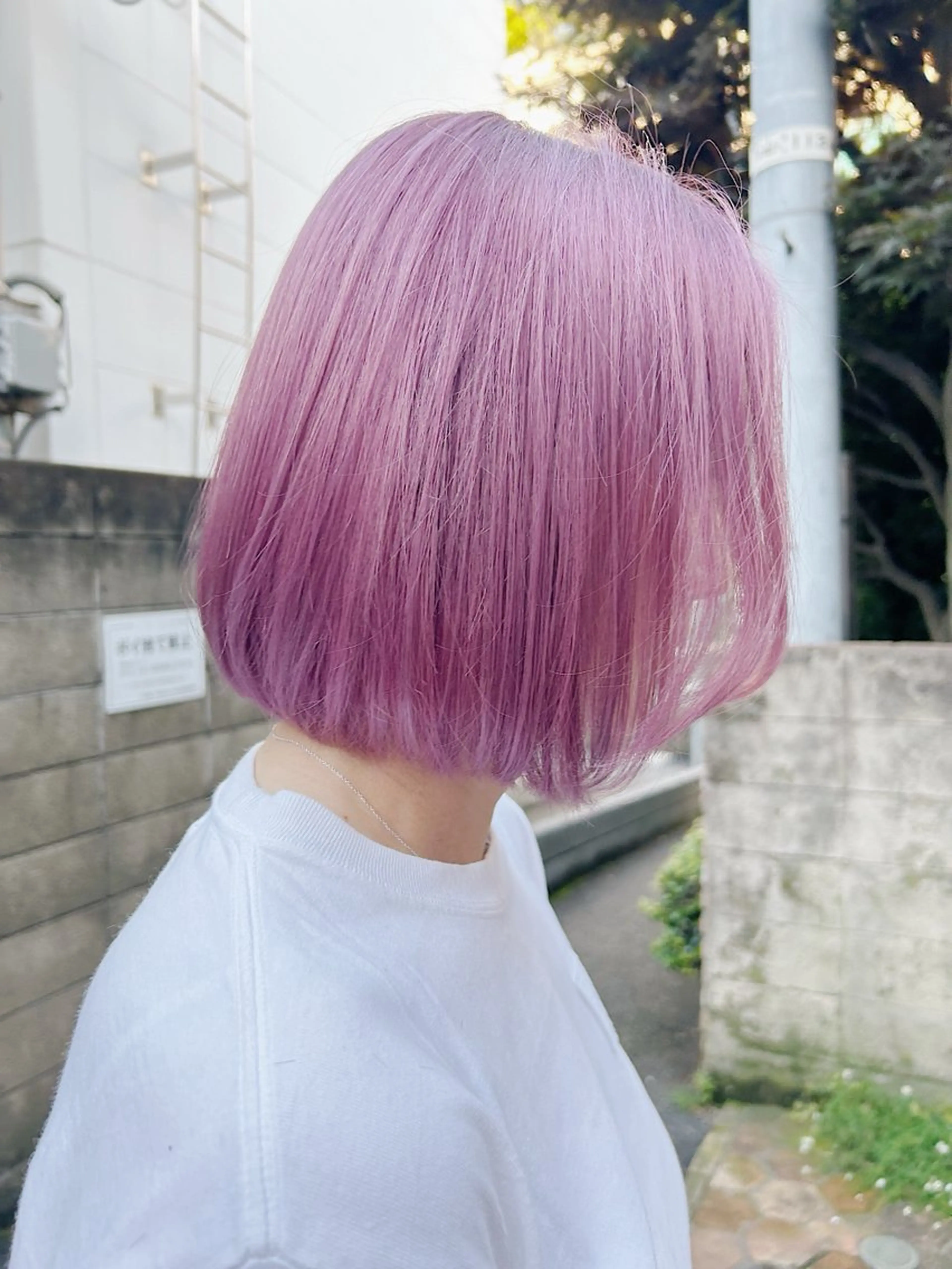セミロング カット ヘアカラー 💕ブリーチ/ヘアメ 🎀YUUKAのヘアスタイル