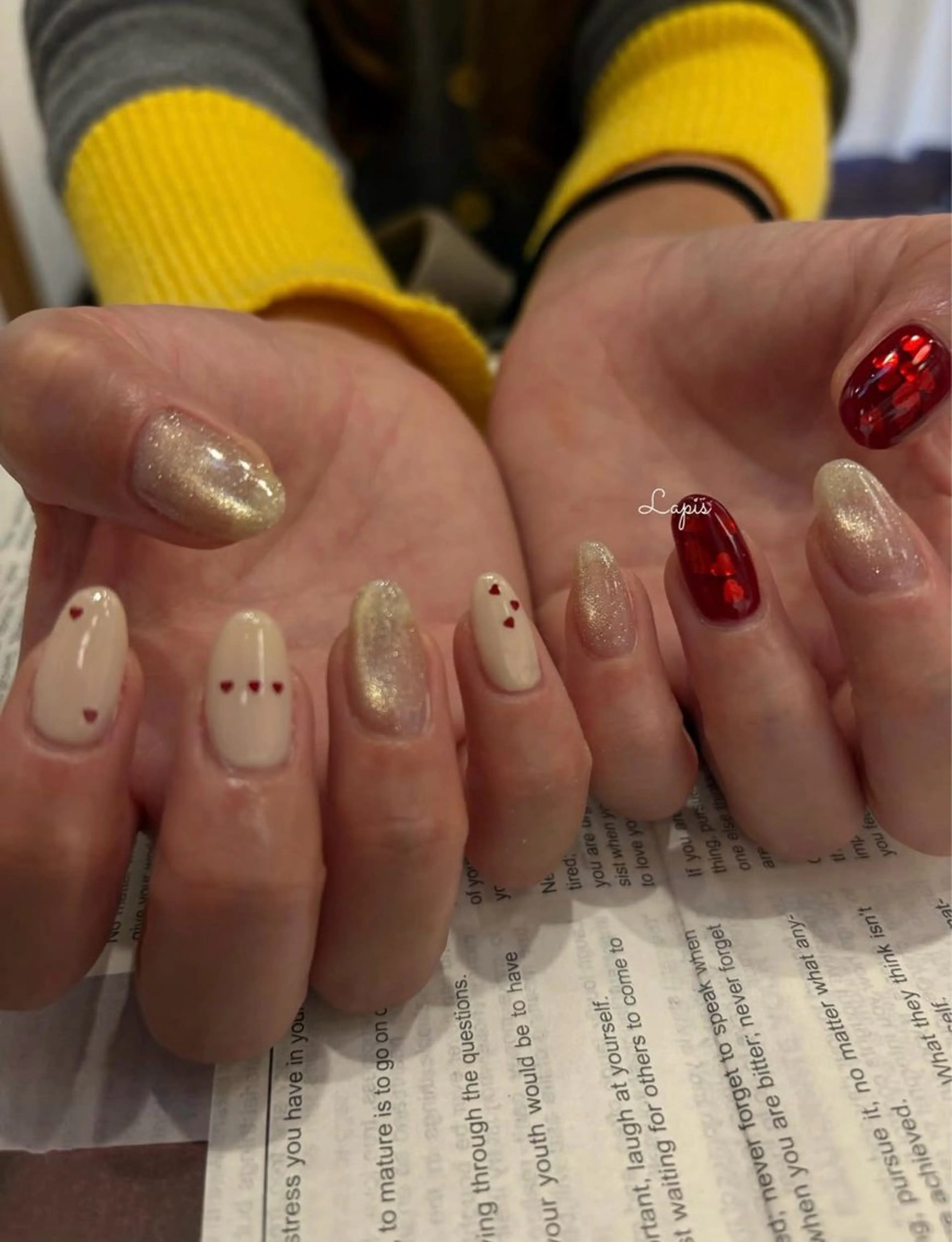 ネイル ハンドネイル Lapis *のネイルデザイン