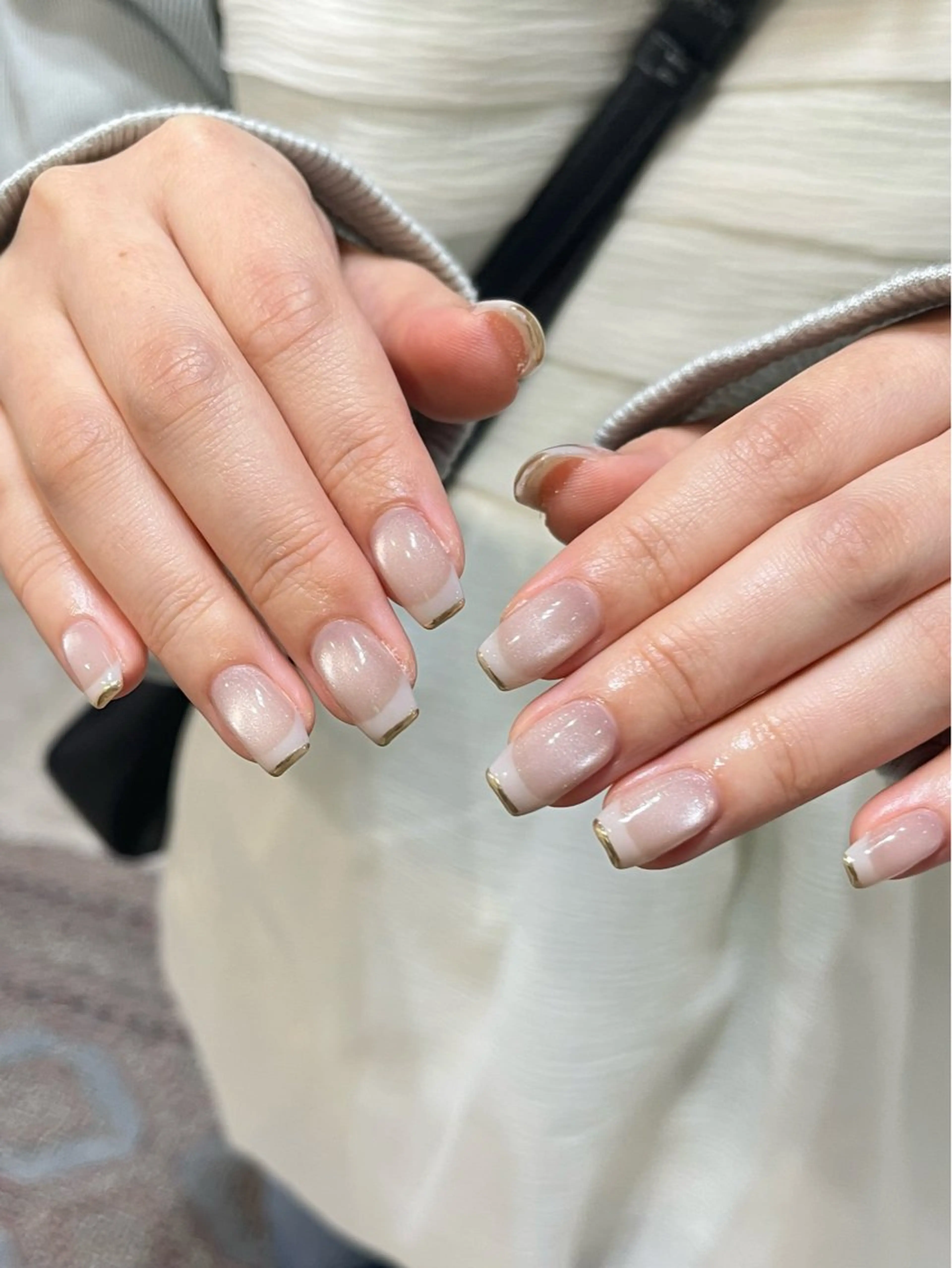 ネイル ハンドネイル 0203ムニムサン 💙Harukaのネイルデザイン