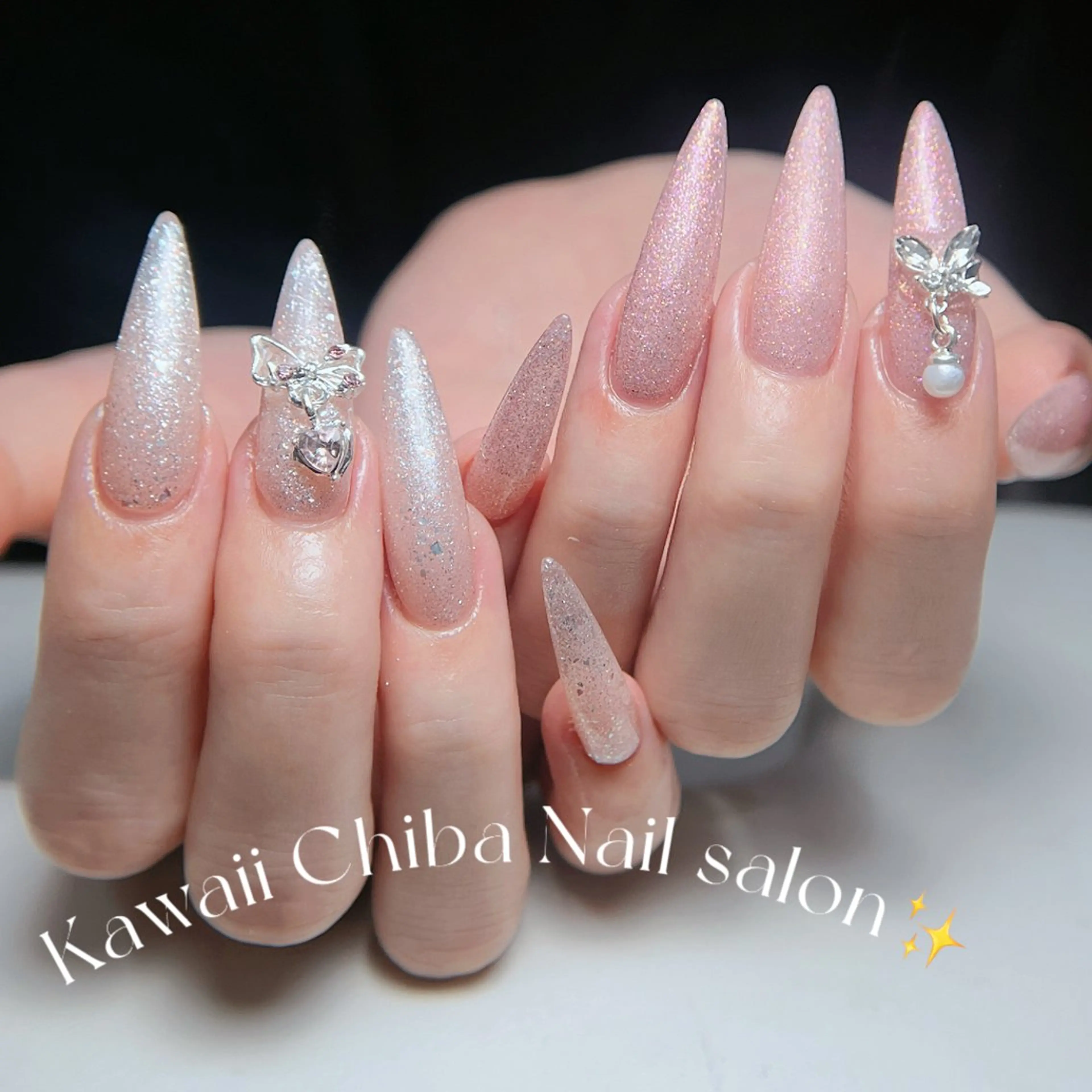 ネイル アートネイル フレンチネイル ジェルネイル ガーリー 韓国ネイル Kawaii Chiba nailのネイルデザイン