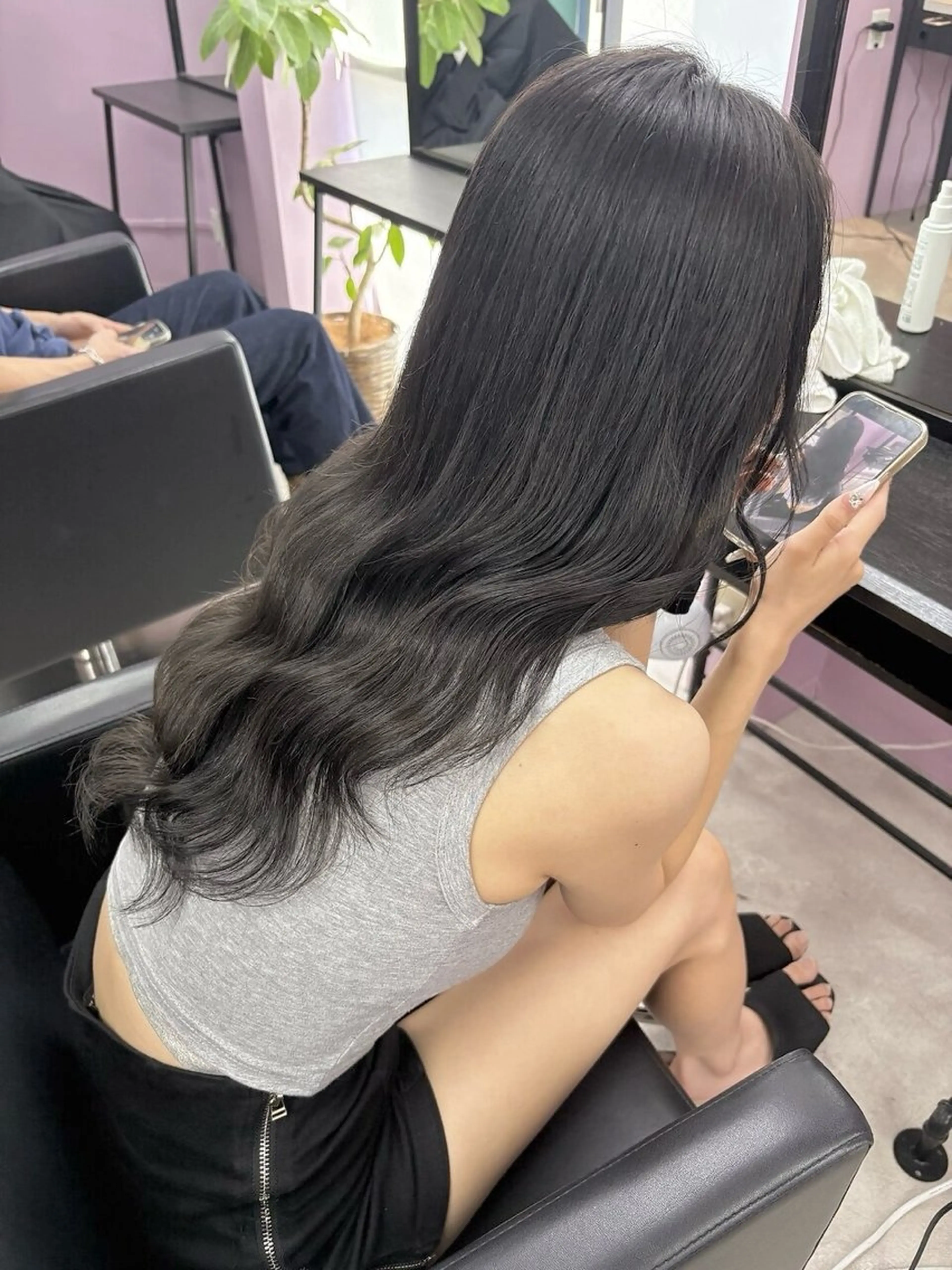 ロング カラー カット ヘアカラー トリートメント 韓国/艶感/レイヤー AVANCE難波店のヘアスタイル