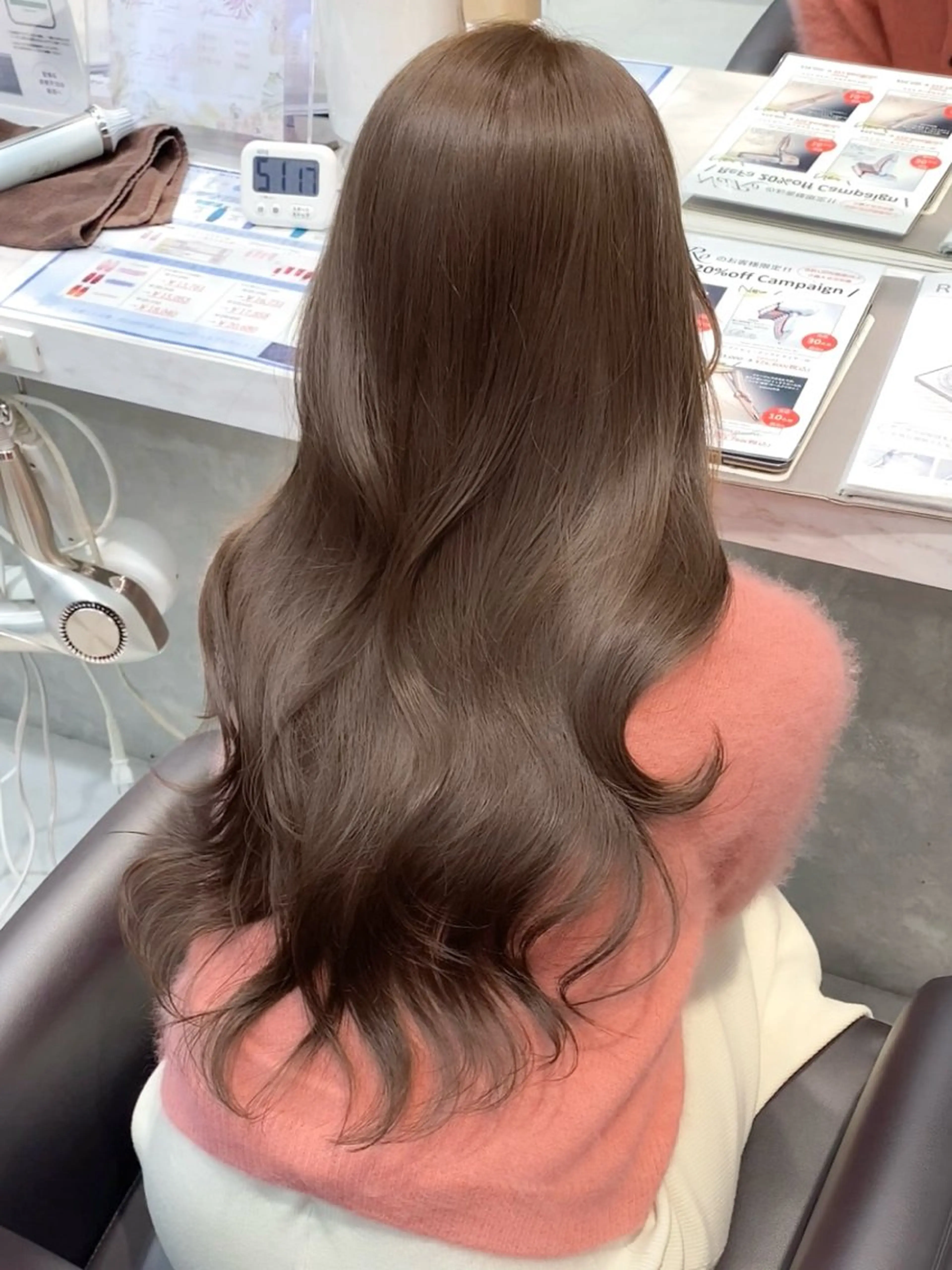 ロング レイヤーカット 小顔カット カット ヘアカラー トリートメント 🌙レイヤー/透明感 髪質改善/宮田💫のヘアスタイル