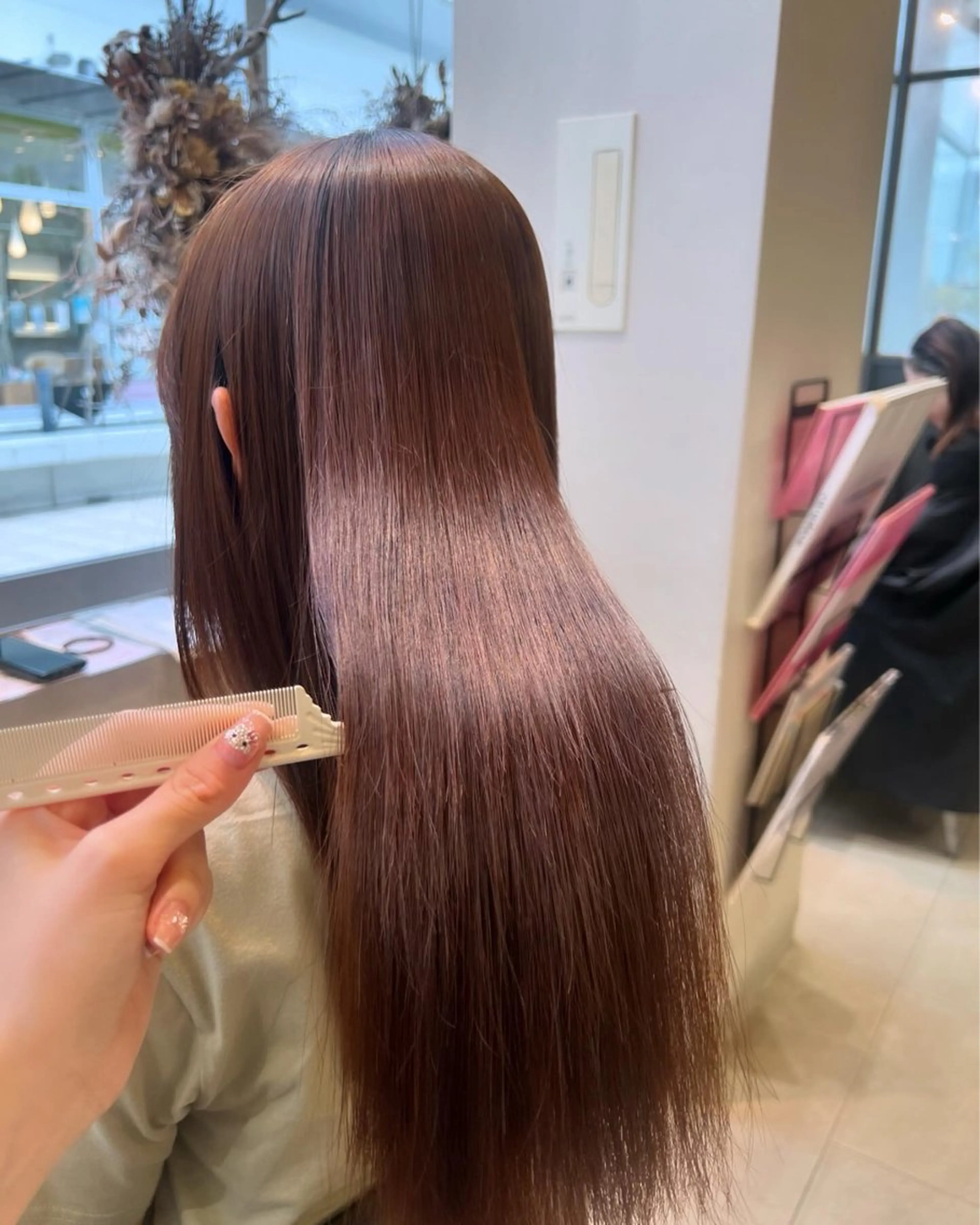 ロング パーマ 縮毛矯正 🫧Ai/ ロロネー森ノ宮💖のヘアスタイル