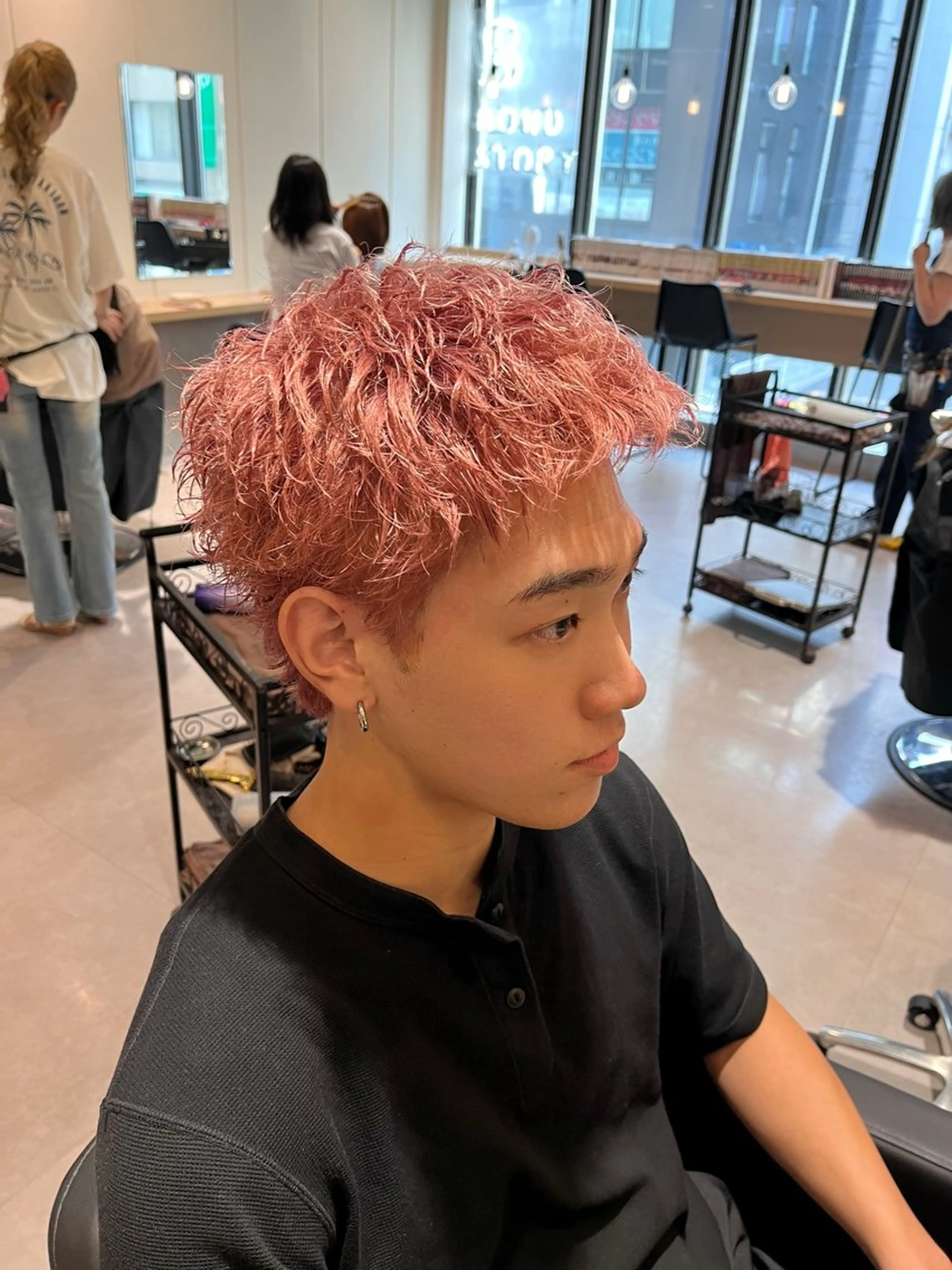 ショート カラー メンズ 【メンズ特化】 メンズパーマ/雄斗のヘアスタイル