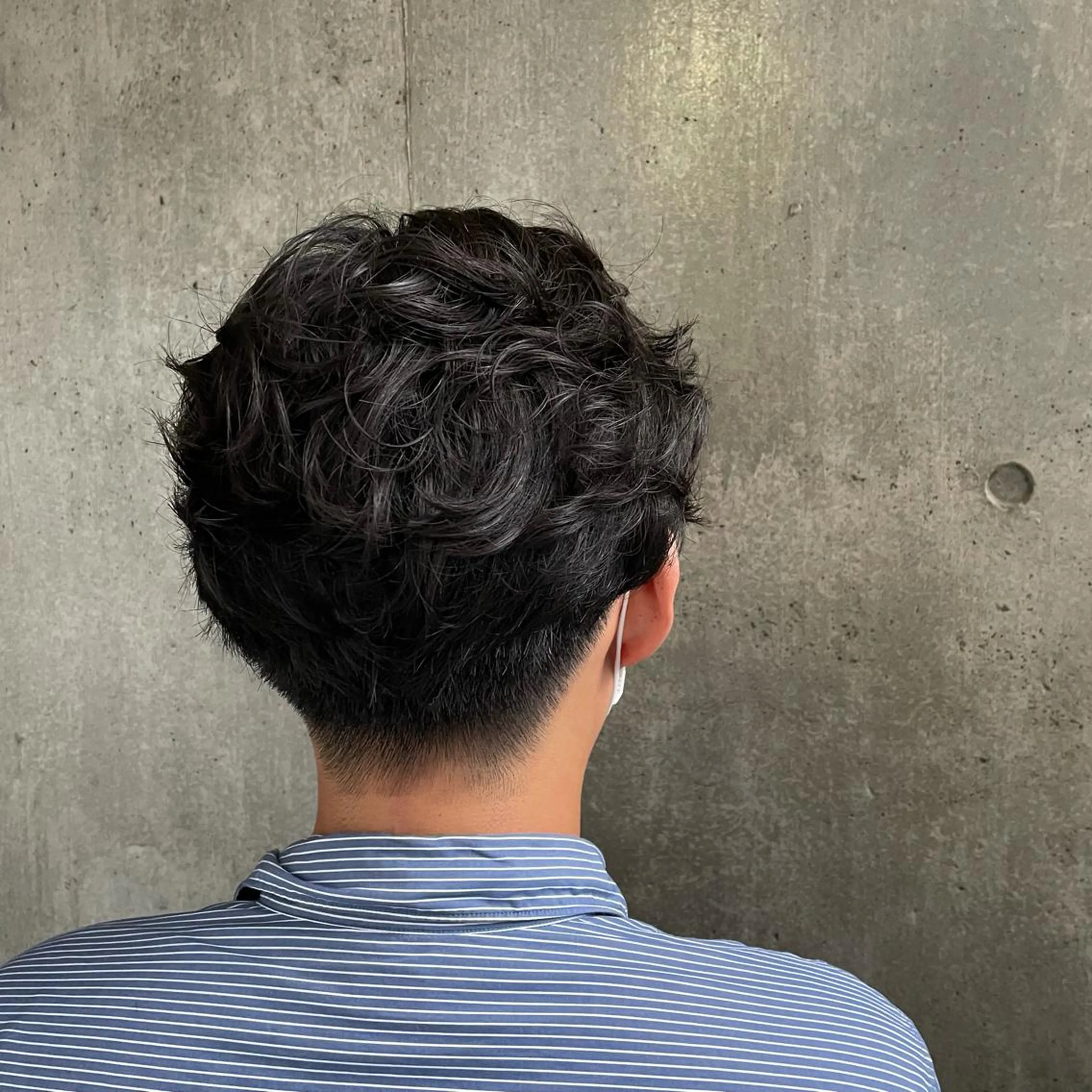 パーマ メンズ もりたみかこ 美容師お休み中のヘアスタイル