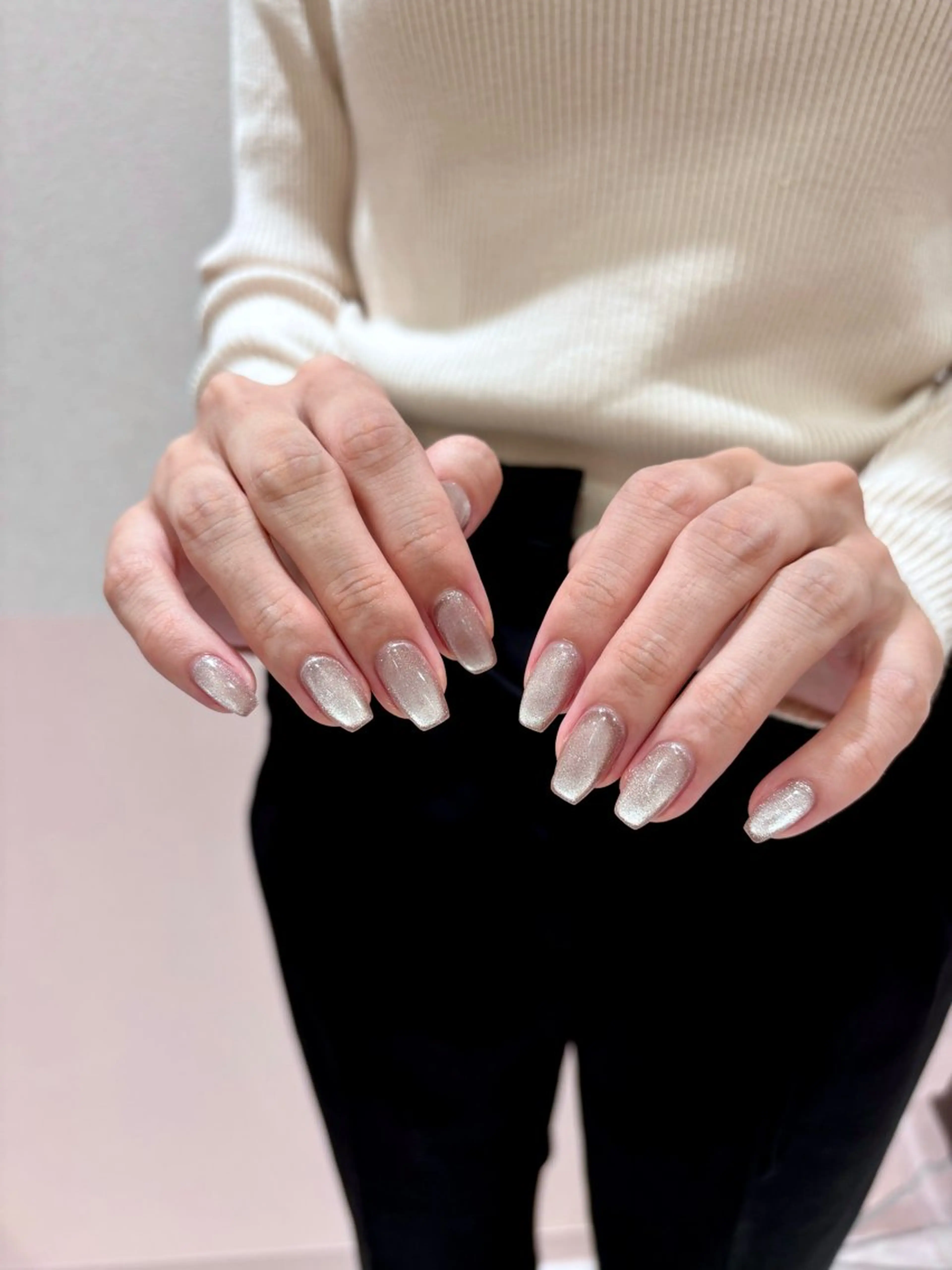 ネイル ブラウン マグネットネイル ハンドネイル LUCY心斎橋所属・LUCY心斎橋/ 💍Saki💍のネイルデザイン