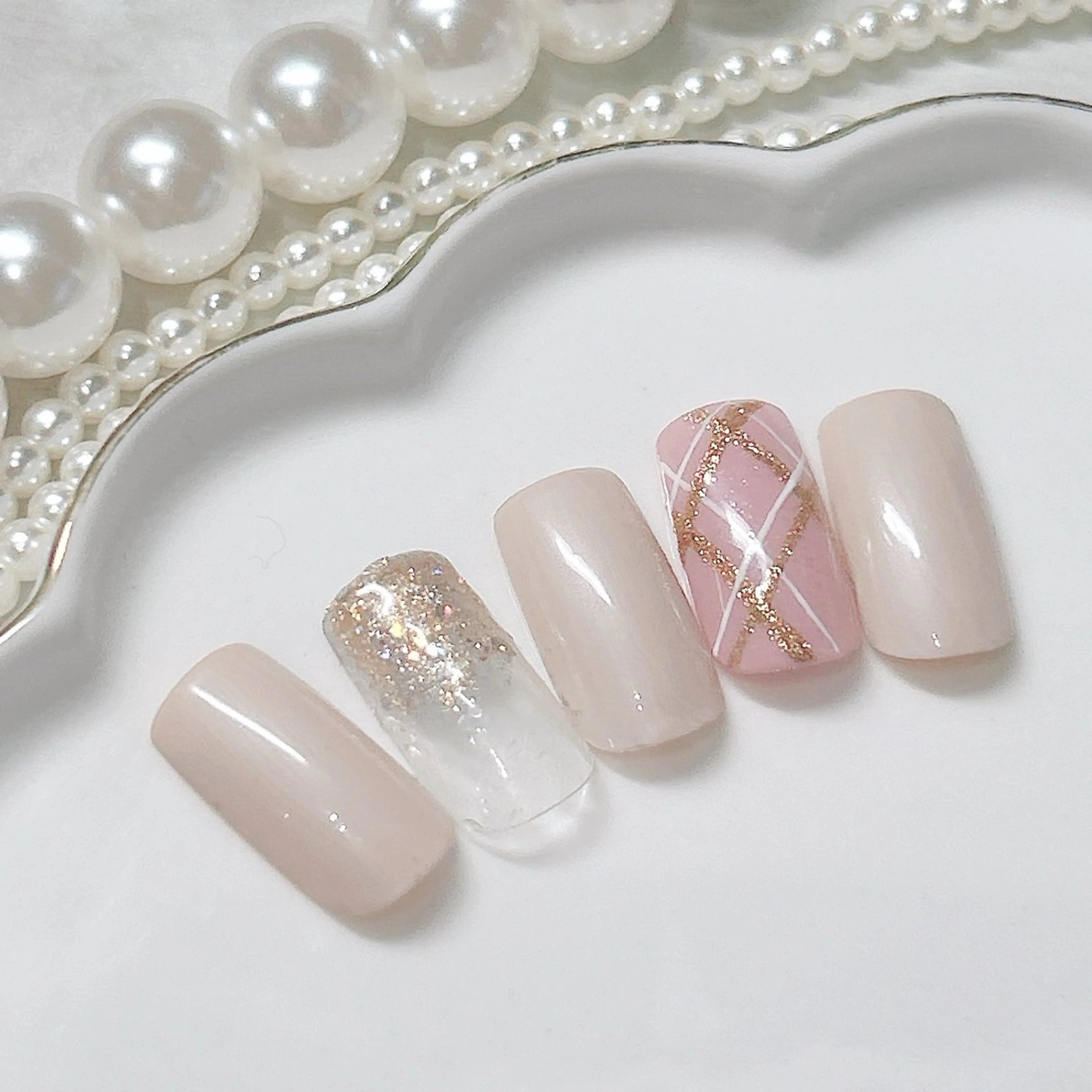 ネイル フットネイル ジェルネイル マグネットネイル パラジェル 松宮 理歩のネイルデザイン