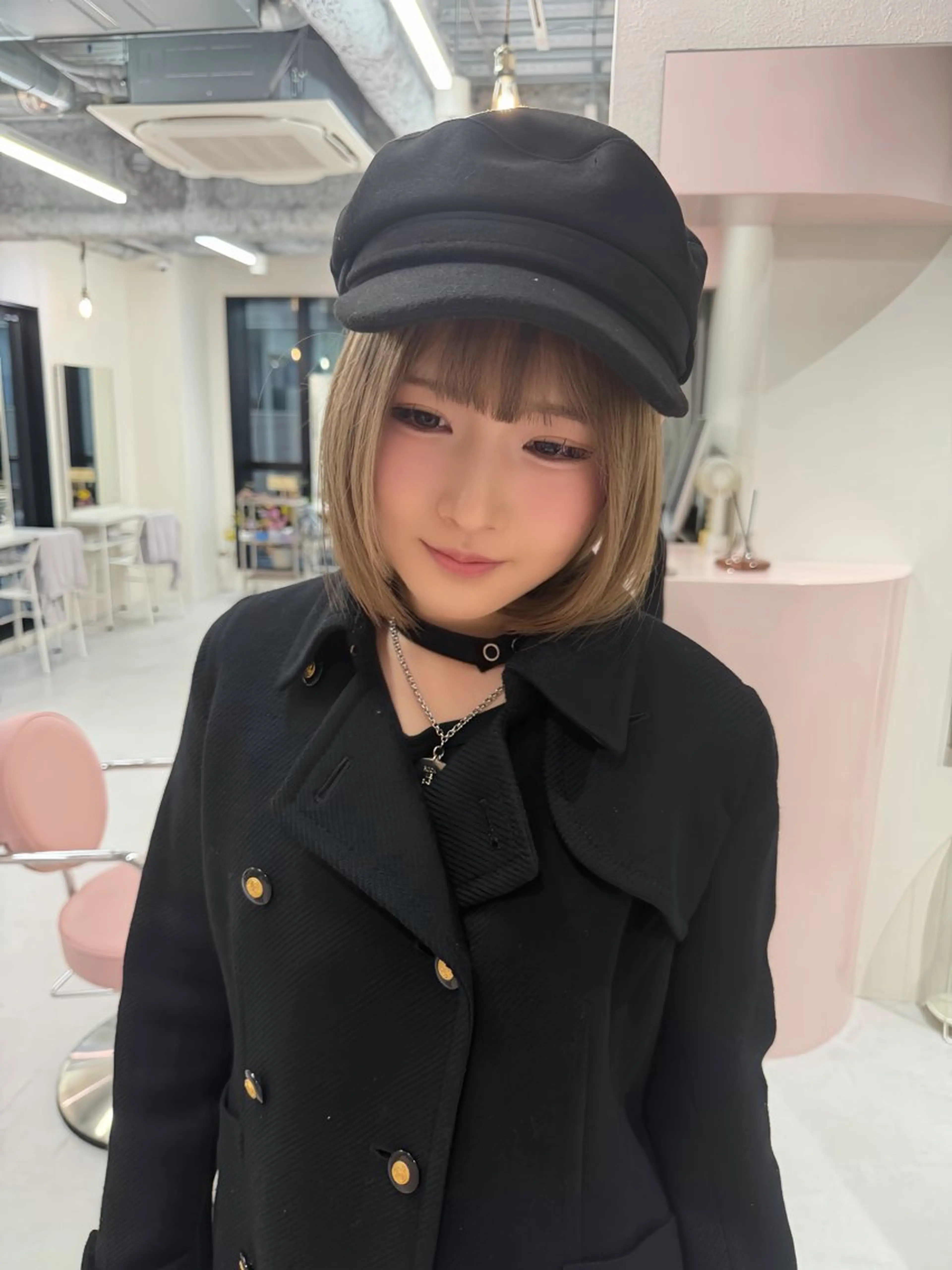 カラー カット ヘアカラー トリートメント RiA/レイヤーカッ ト/ハッシュカットのヘアスタイル