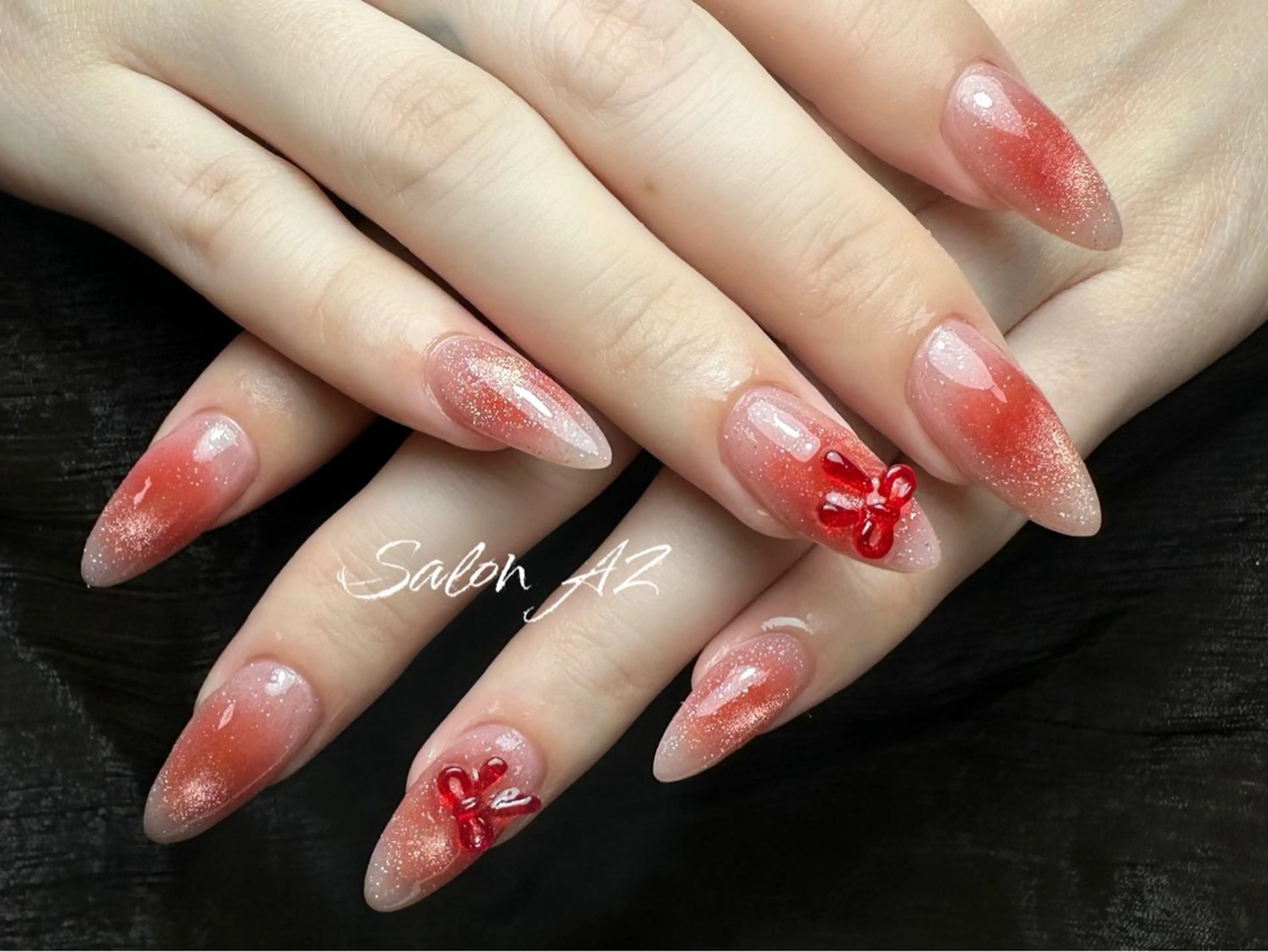 ネイル アートネイル フットネイル フレンチネイル マグネットネイル 持ち込み ハンドネイル salon AZ NANAのネイルデザイン