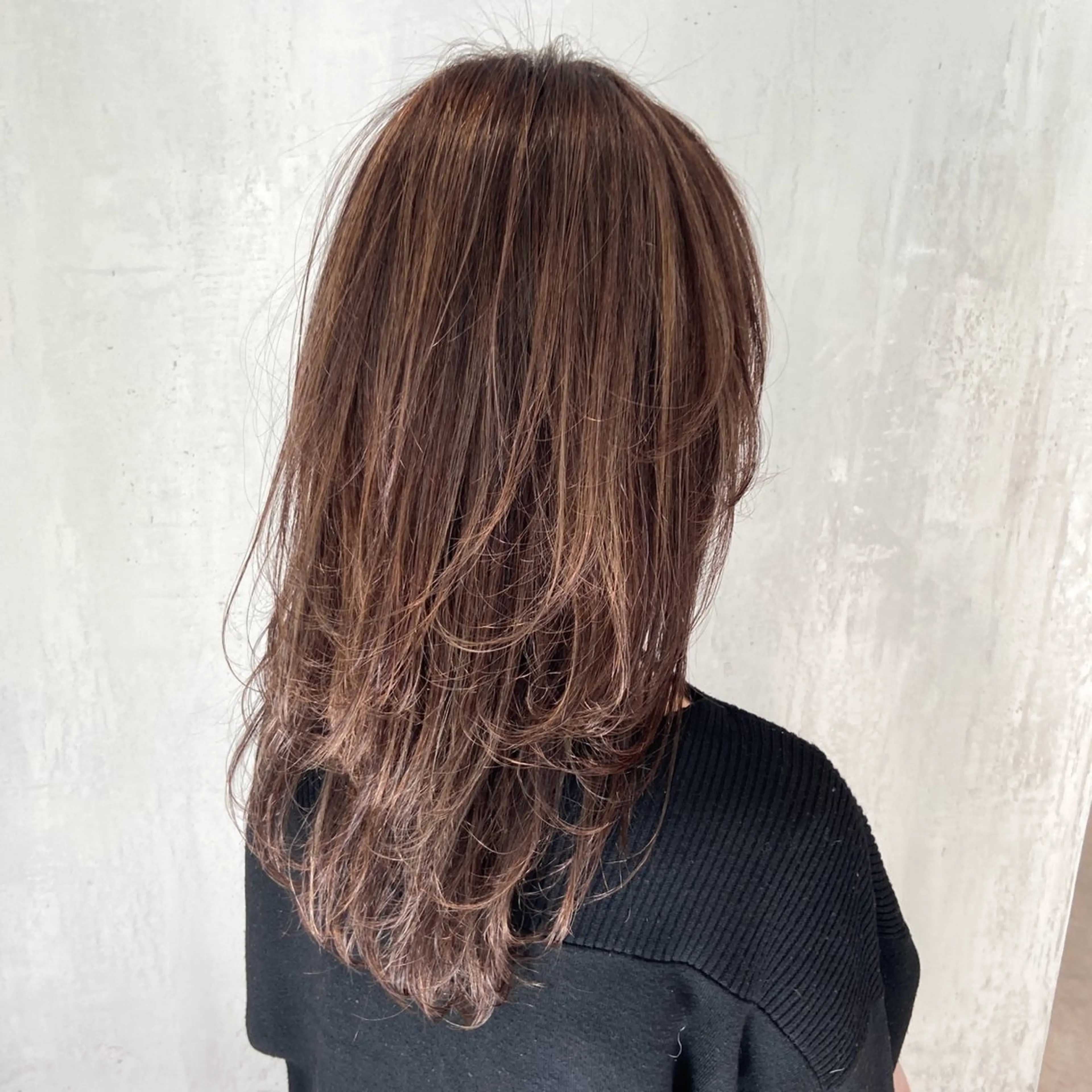 ロング カラー ハイライトカラー ハイライト カット ヘアカラー matka白髪ぼかし 大人ヘア/KEIKOのヘアスタイル