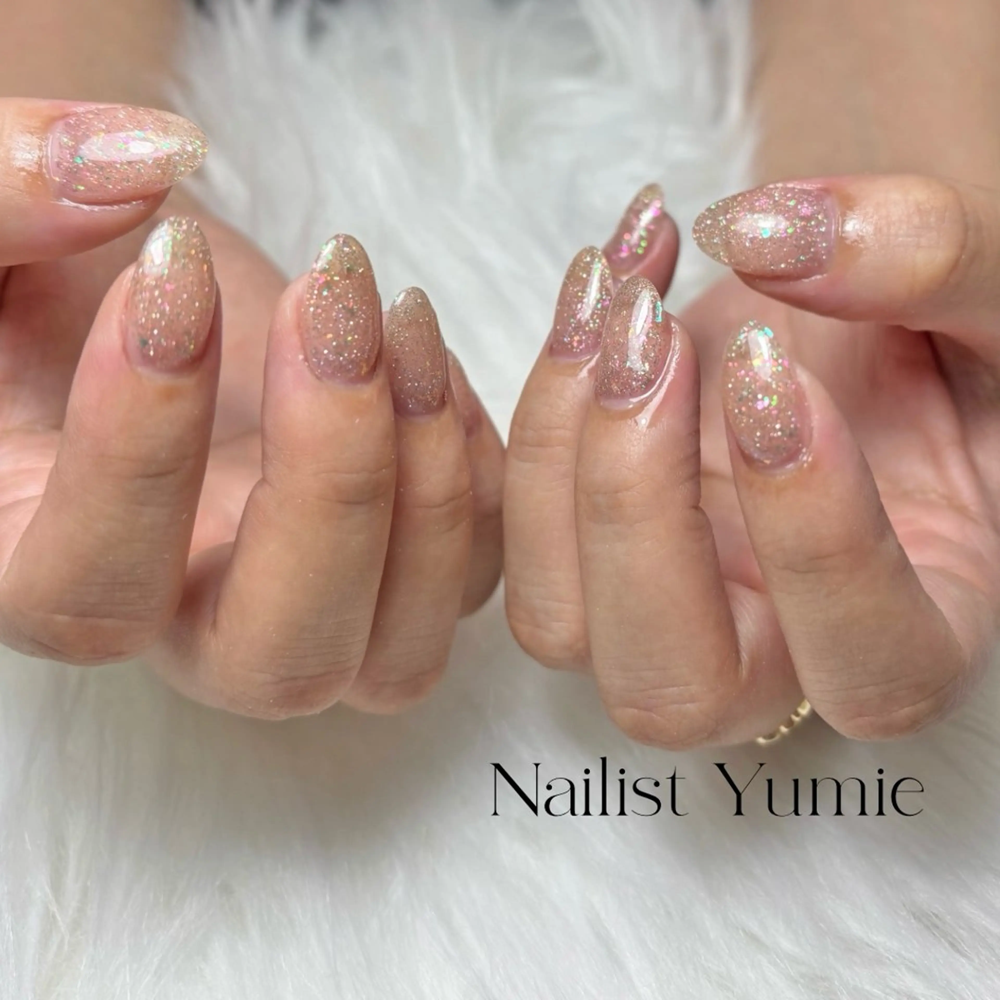 ネイル フラッシュネイル ワンカラーネイル ハンドネイル NAILSALON en+沖縄市美原のネイルデザイン