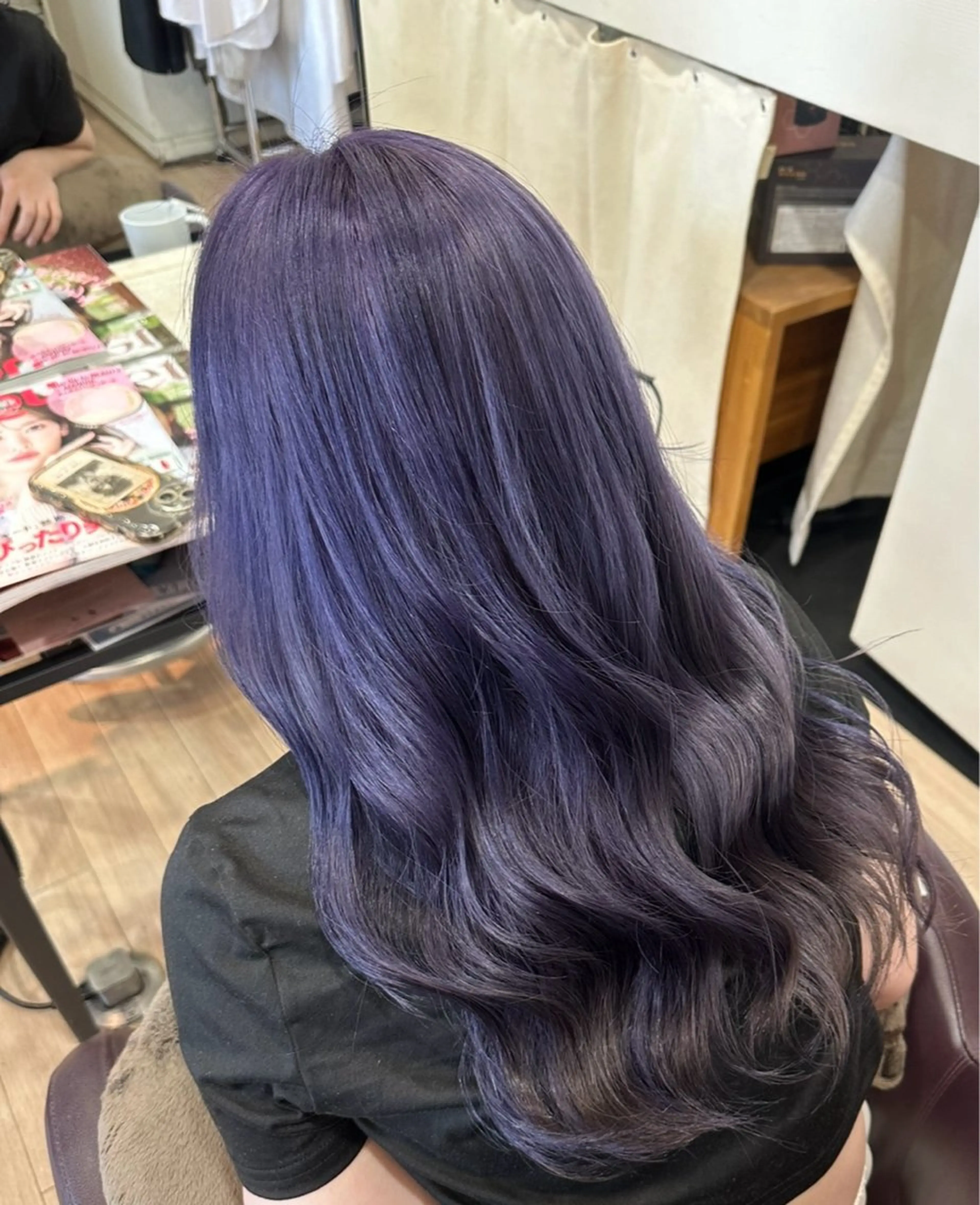 ロング ヘアカラー ツヤ髪質改善 💜れいな💜のヘアスタイル