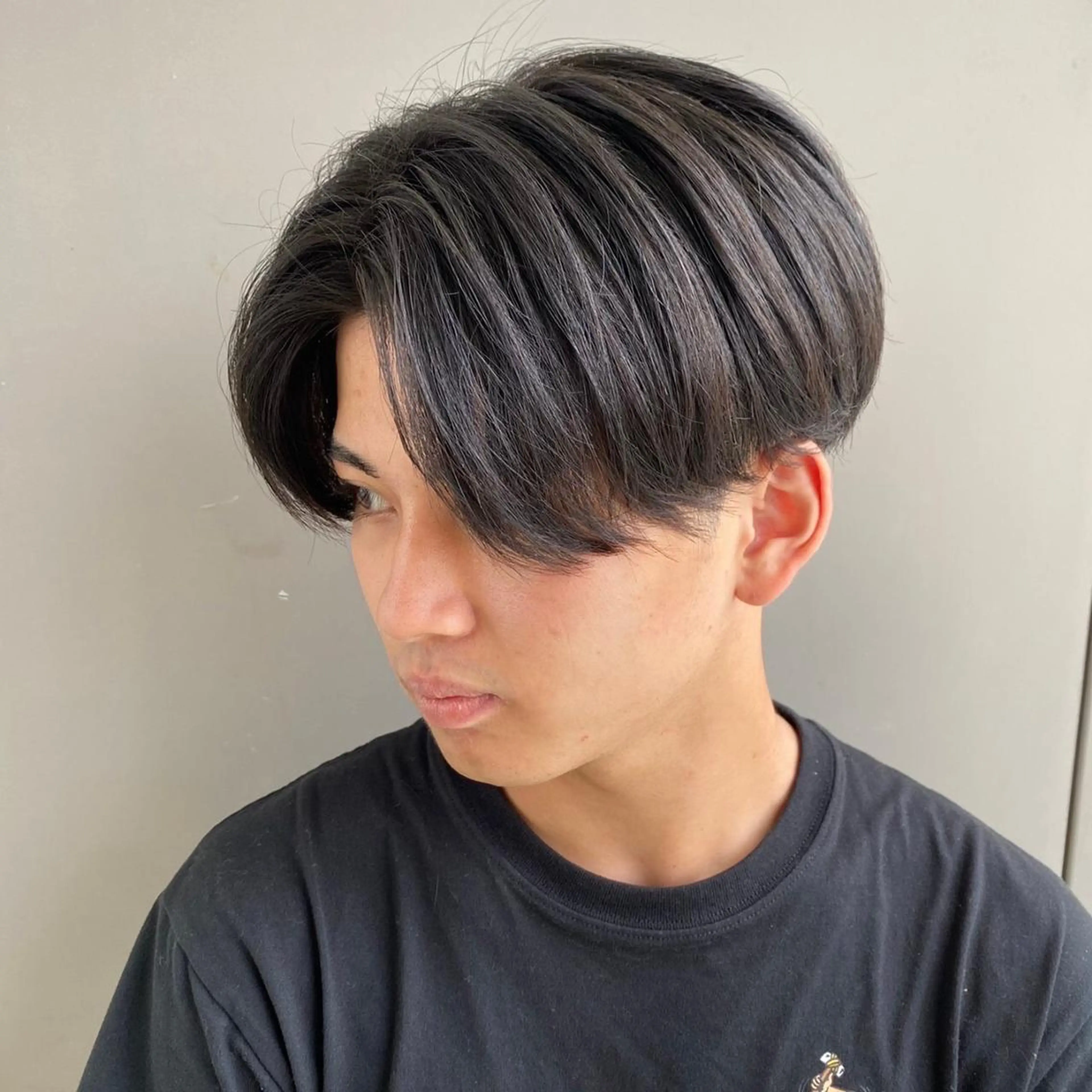 ミディアム カラー ba_boo 福岡店のヘアスタイル