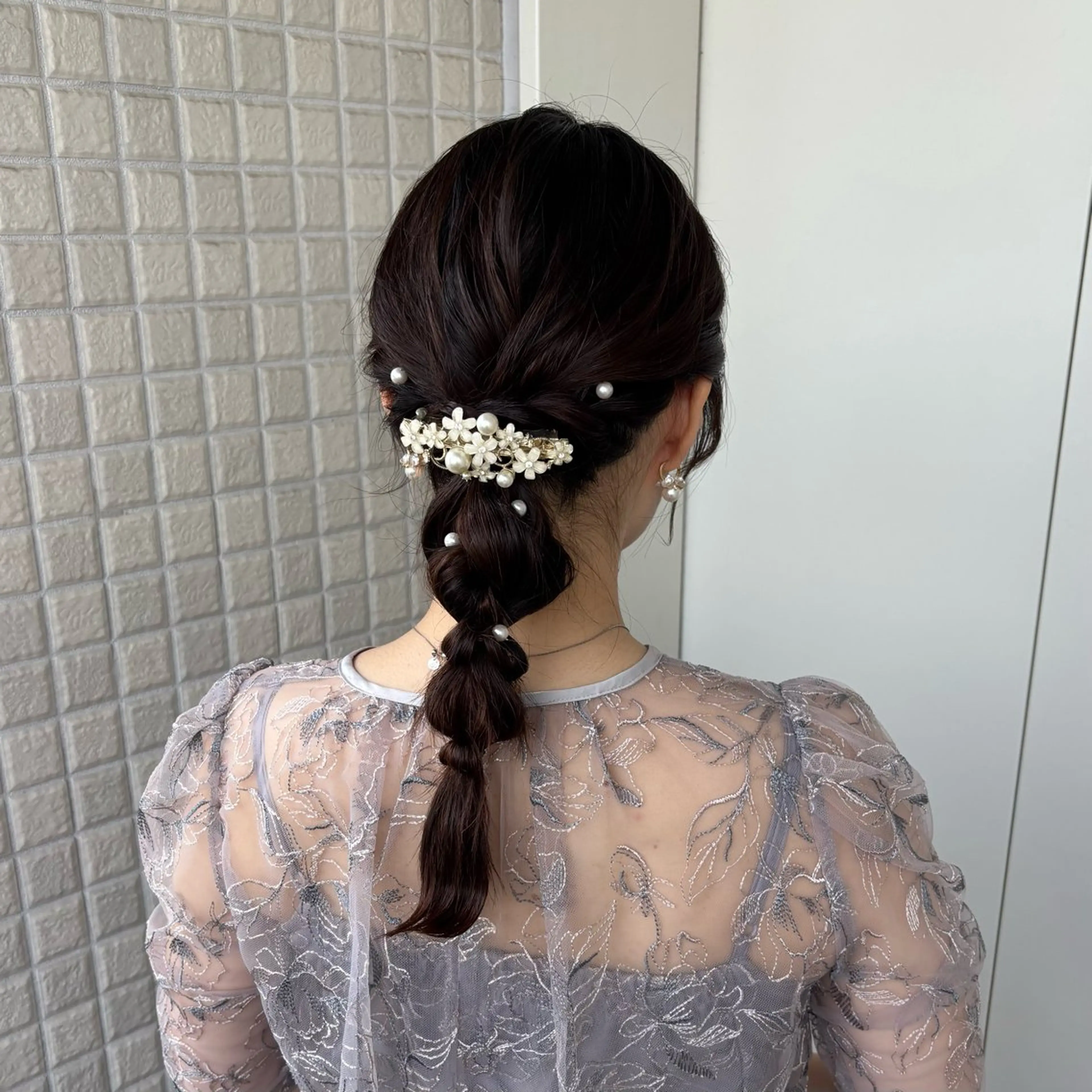 ヘアアレンジ ヘアセット 艶カラー🪡髪質改善 アレンジ🎀airiのヘアスタイル