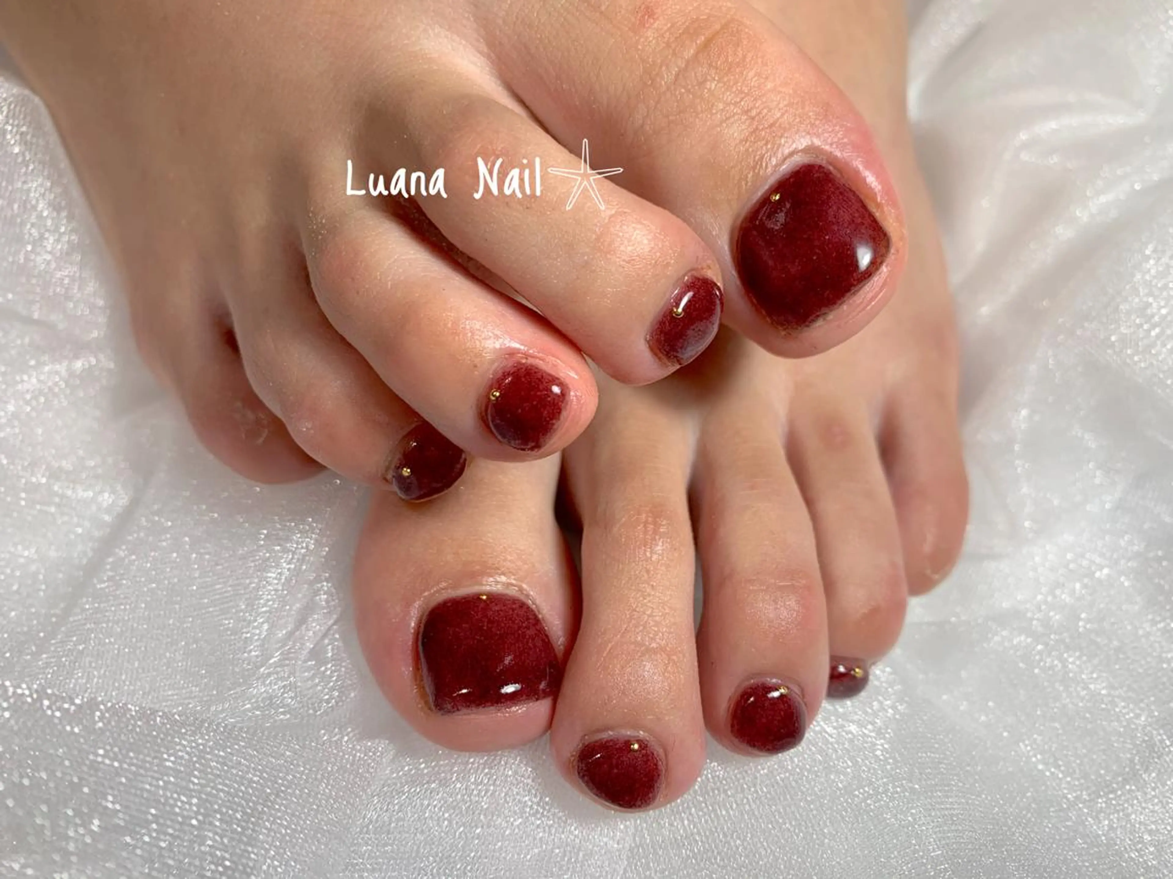 ネイル フットネイル BeauJu by Luana Nailのネイルデザイン