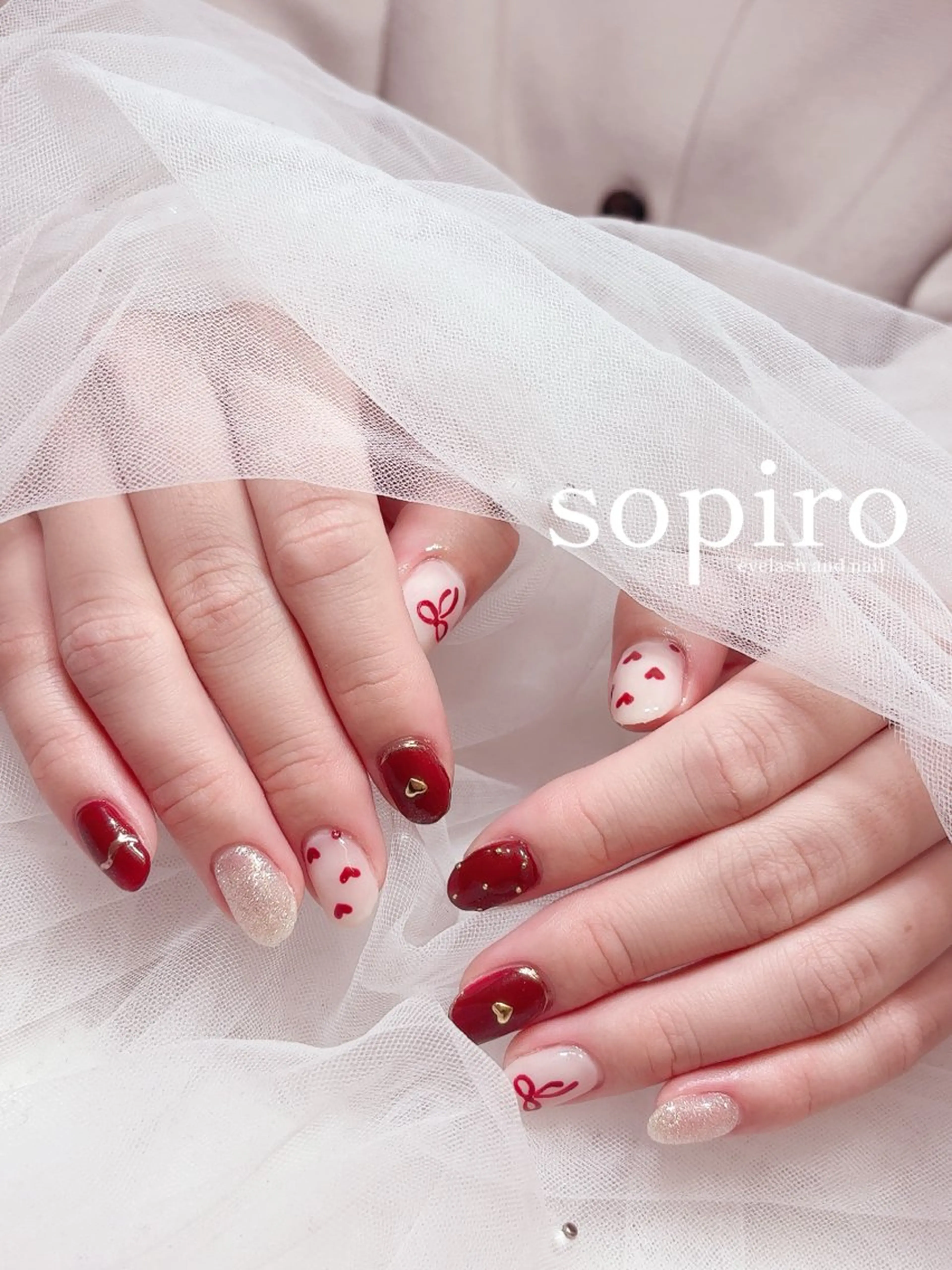 ネイル アートネイル 持ち込み ハンドネイル sopiro miharuのネイルデザイン