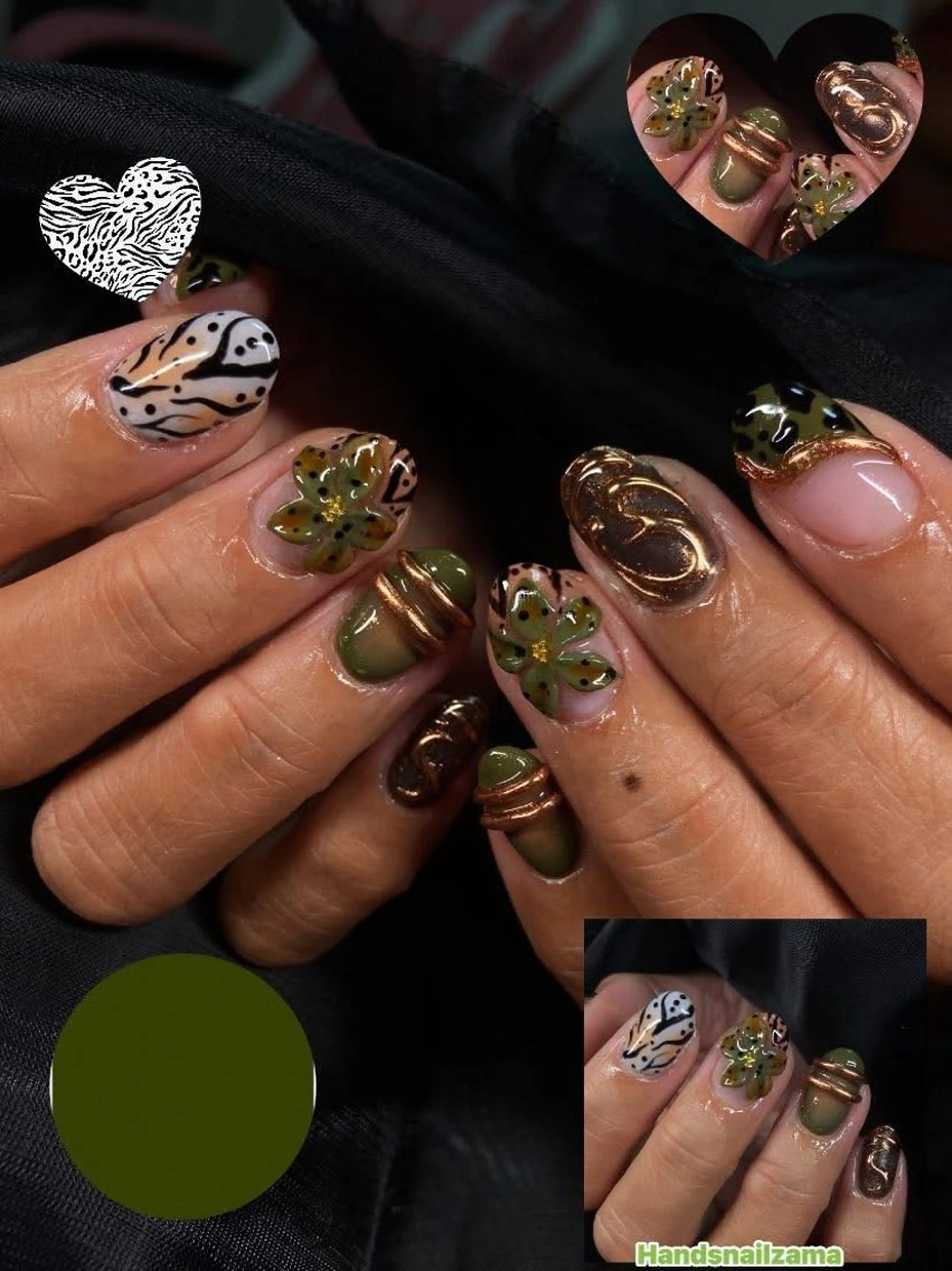 ネイル HandSnail 座間自宅ネイルサロンのネイルデザイン