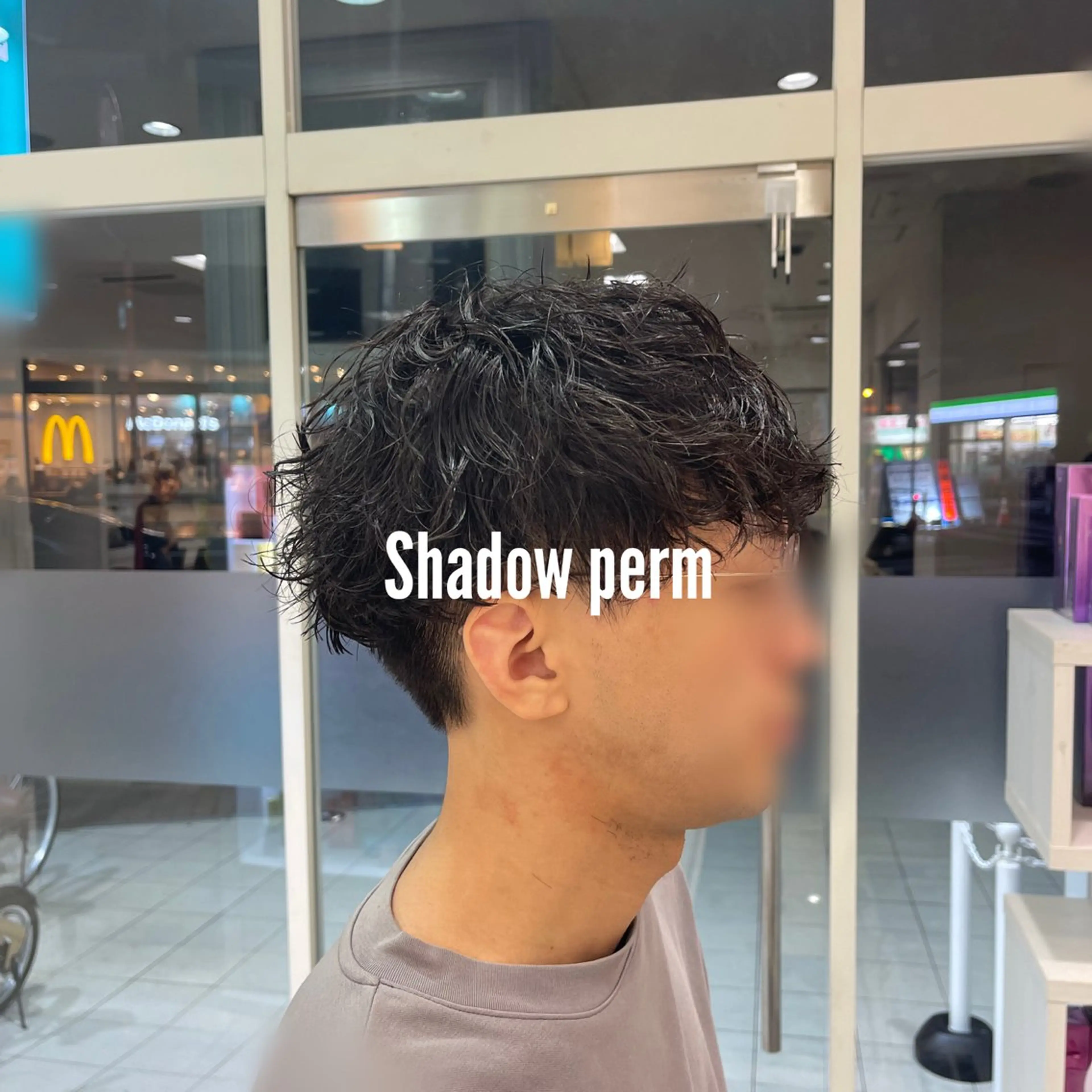 パーマ メンズ Ash 大丸優希のヘアスタイル