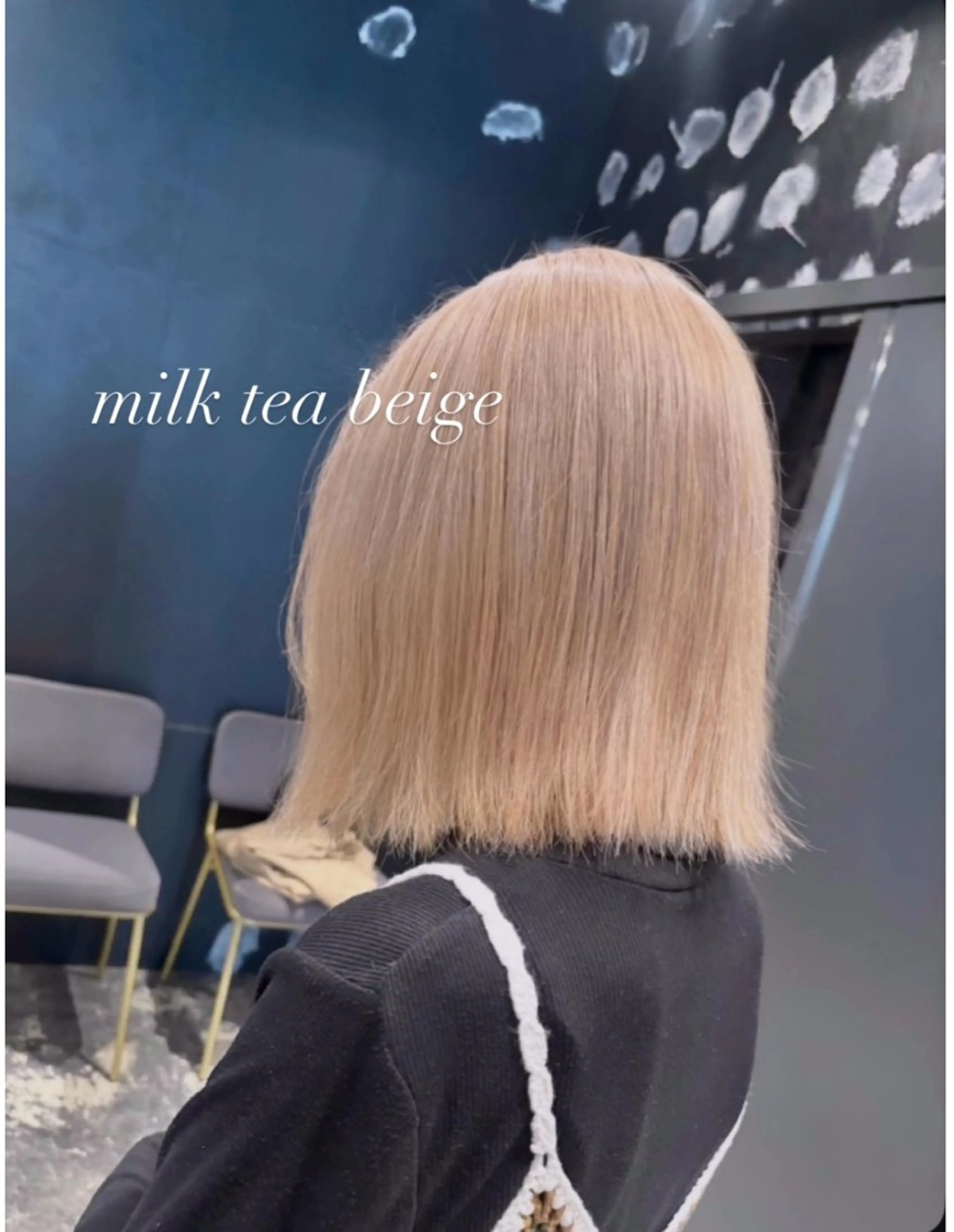 ミディアム ヘアカラー 透明感カラー/ 矯正/まな⭐️のヘアスタイル