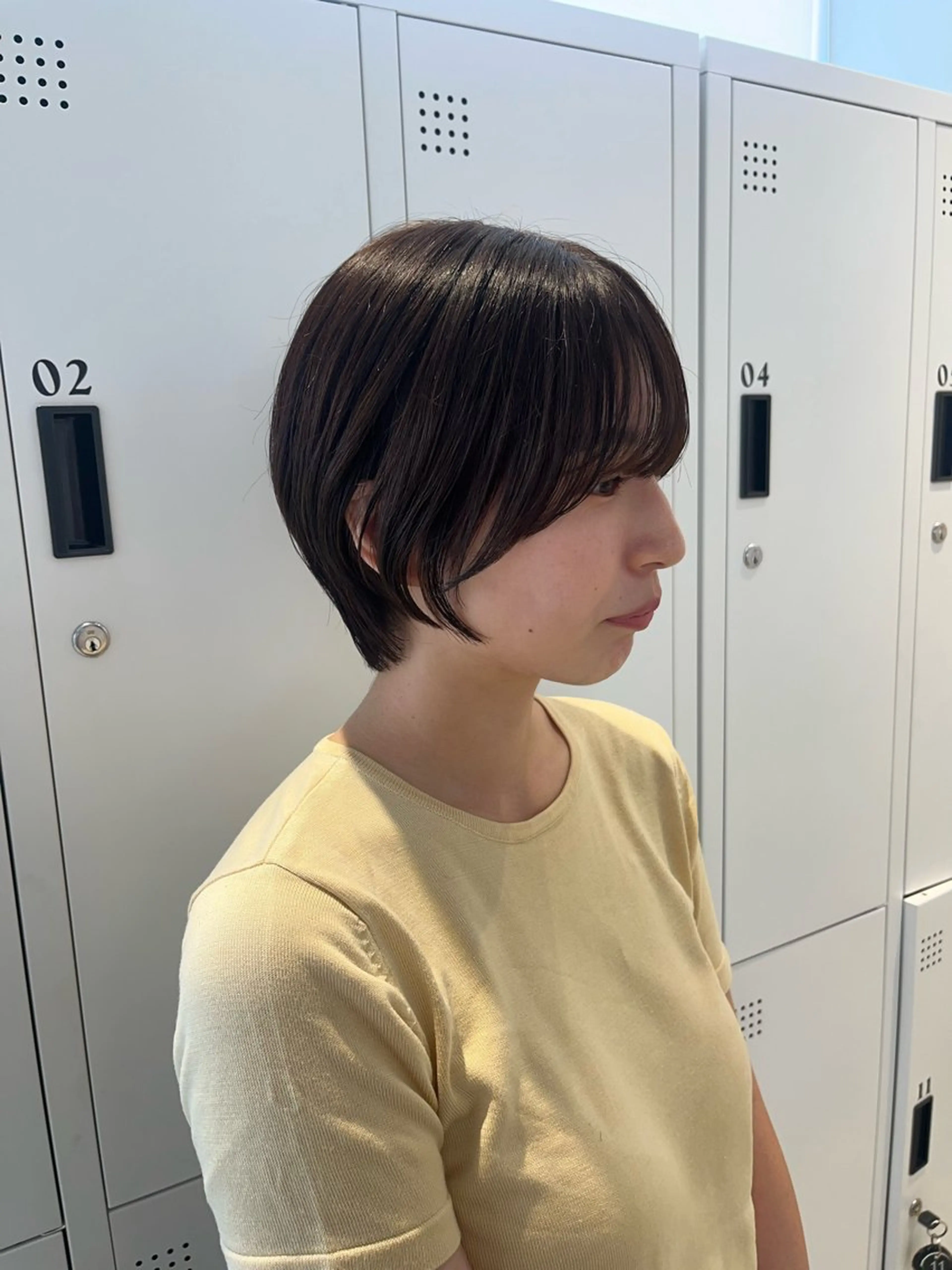 ショート カラー カット ヘアカラー トリートメント ボブ/ベージュ/ パーマ🪿近森ゆいのヘアスタイル