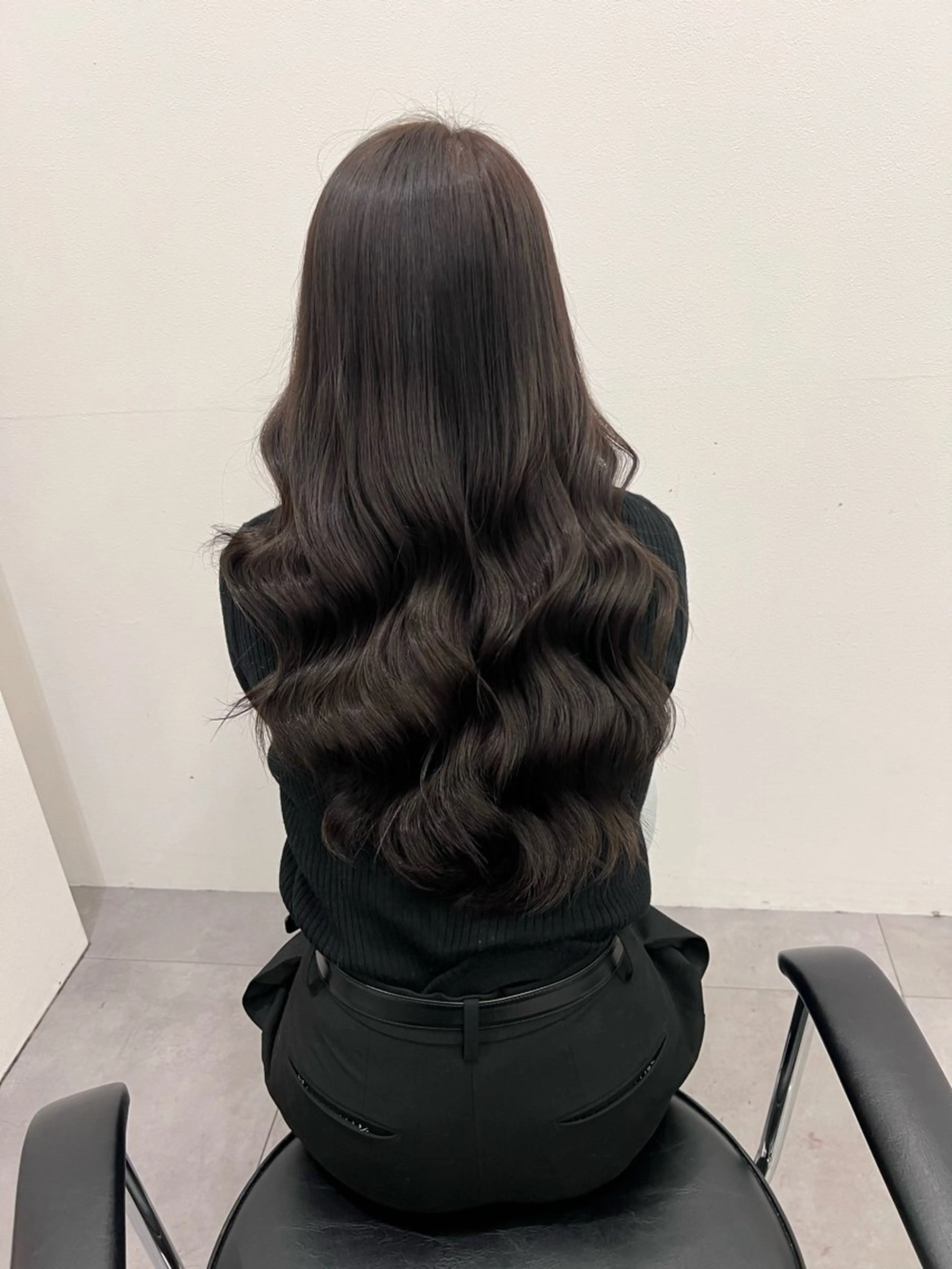 ロング カット ヘアカラー トリートメント しゅういち/赤み消し カラー特化のヘアスタイル