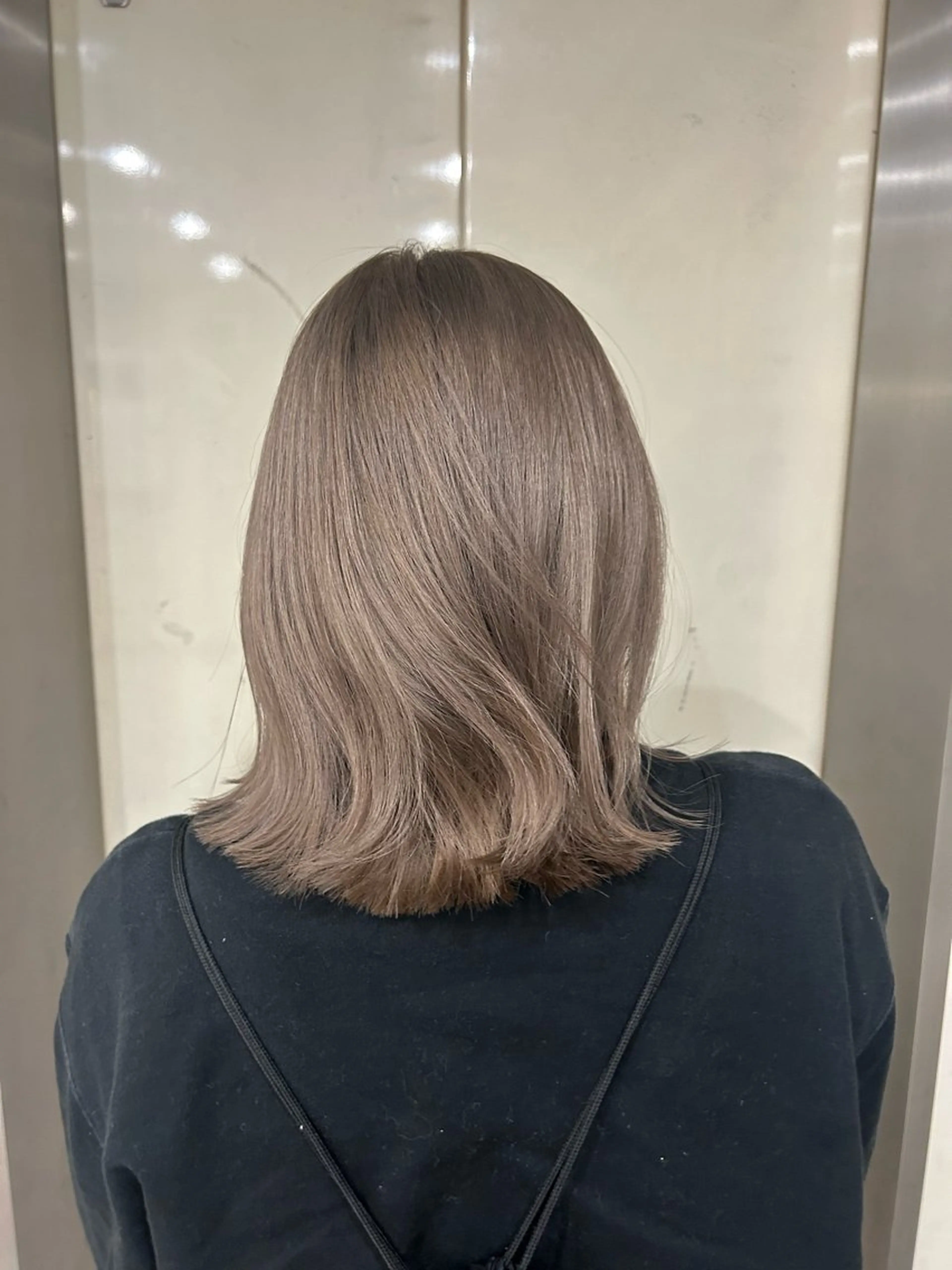 ミディアム ヘアカラー hair&eye🎀 /momoKaのヘアスタイル