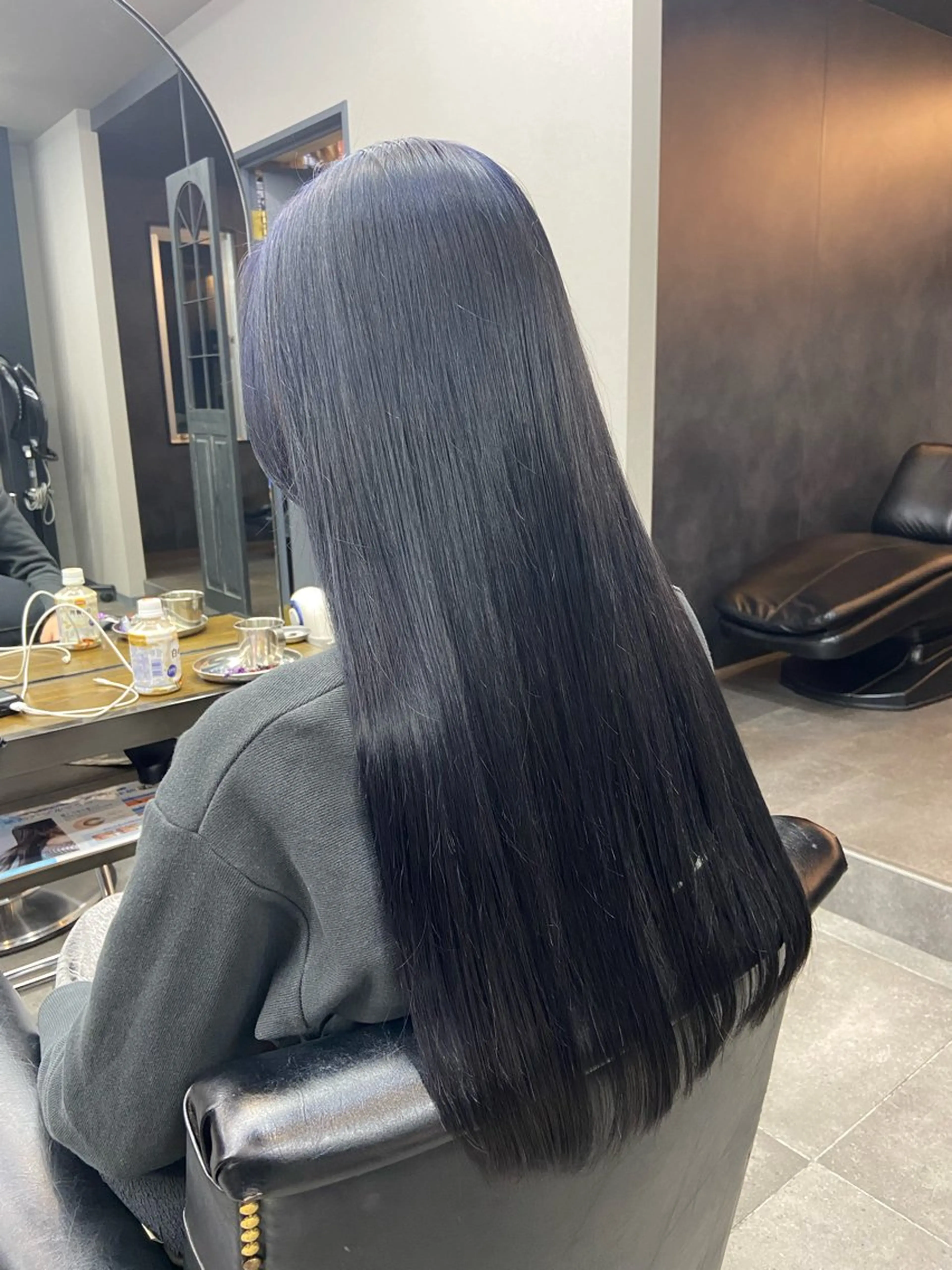 ロング 縮毛矯正 縮毛矯正 【salon Def】所属・韓国風・透明感カラー 💫ami💫のヘアスタイル