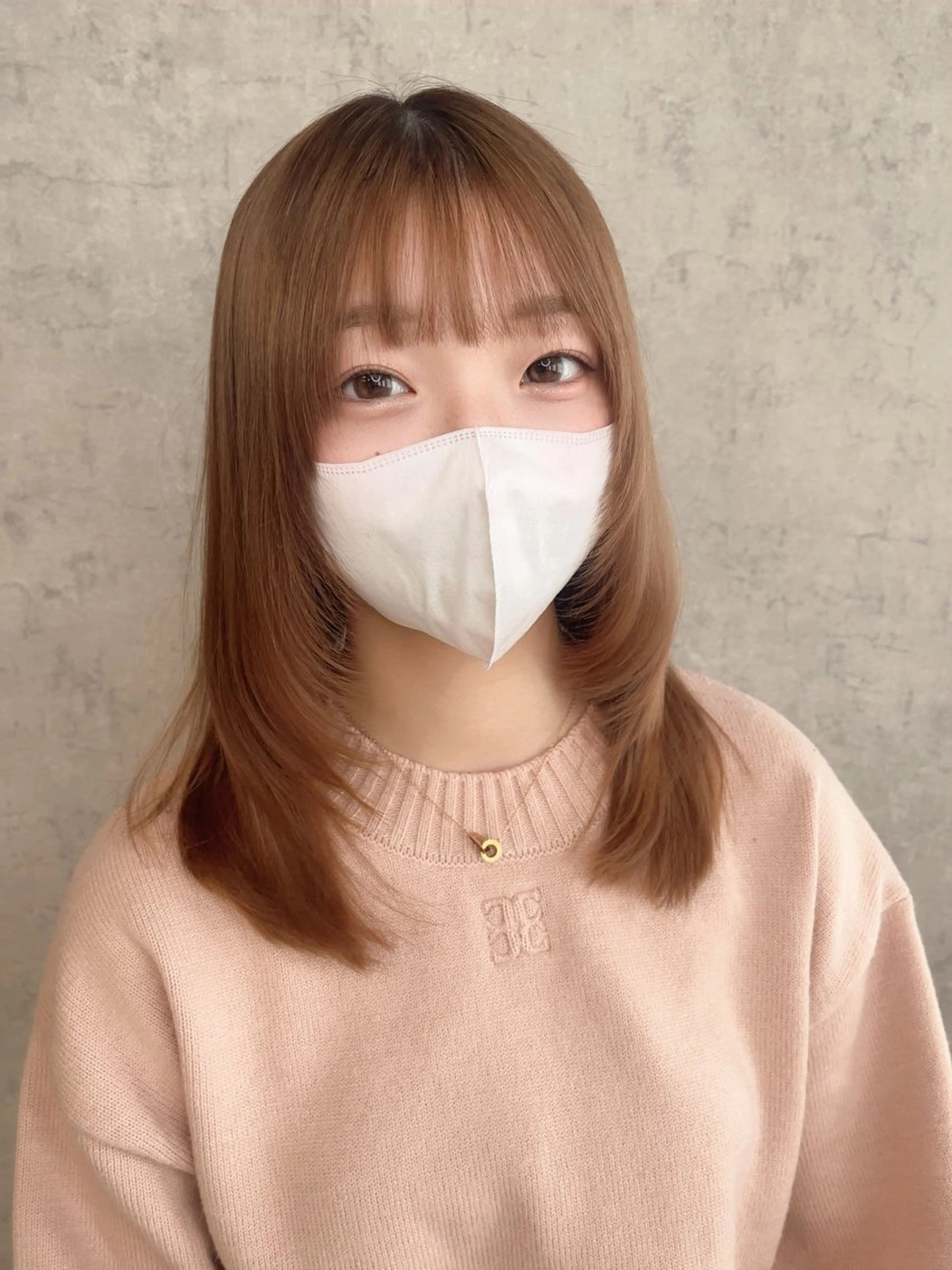 ミディアム KAEDE🎀 縮毛矯正＆パーマ特化のヘアスタイル