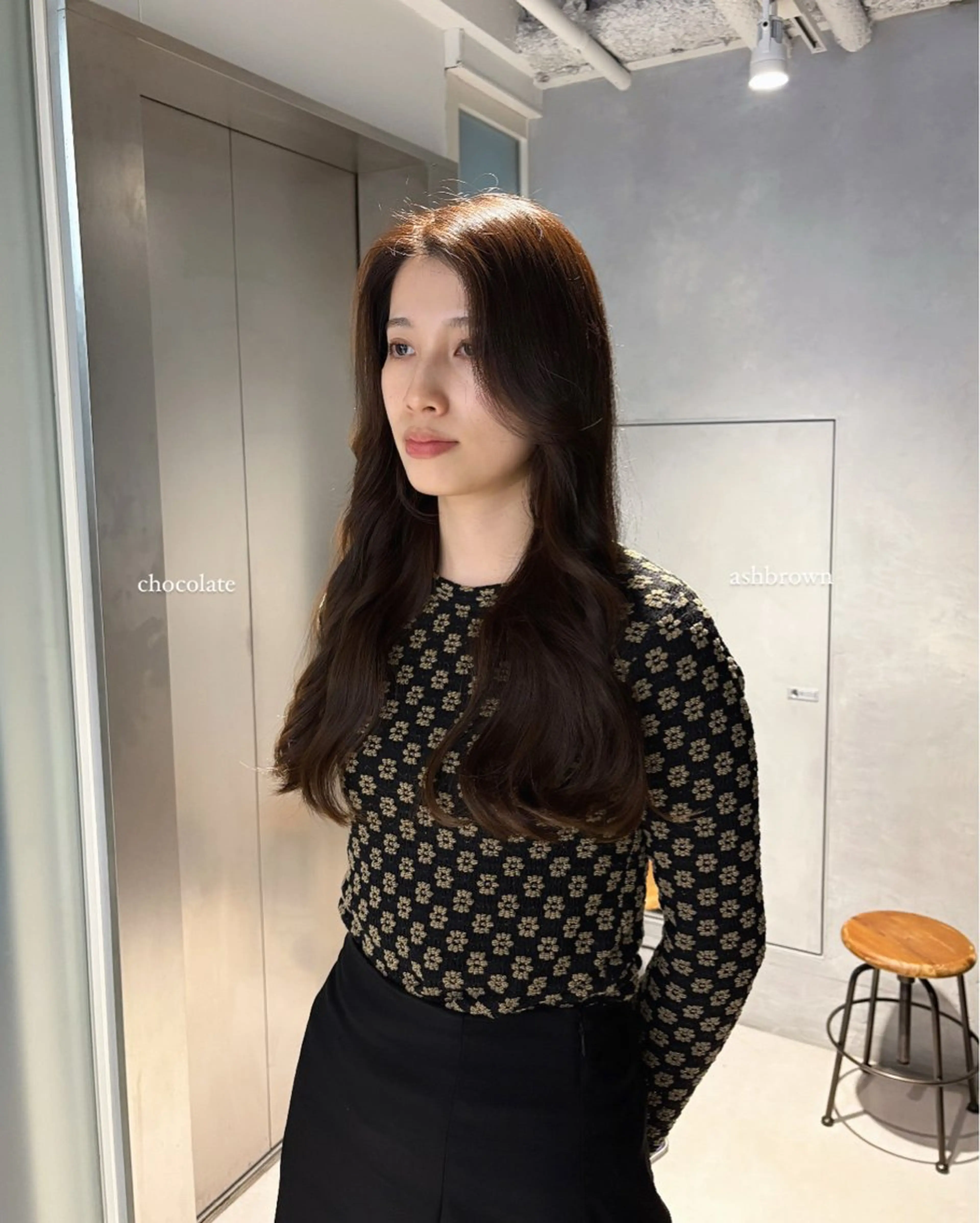 ロング カラー カット ヘアカラー マンツーマン半個室 tamuraのヘアスタイル