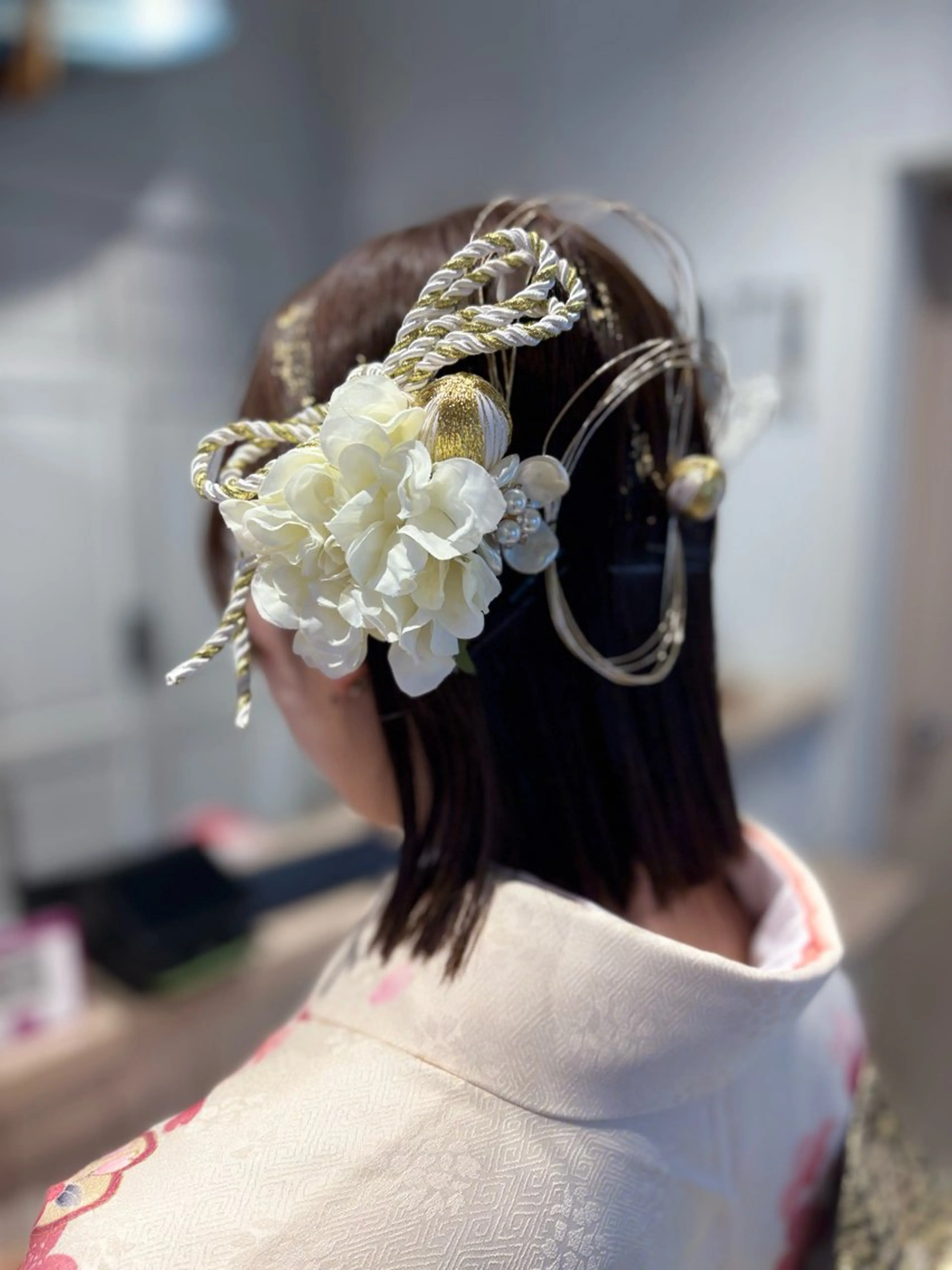 ヘアアレンジ 峯崎響乃 ツヤ髪透明感カラーのヘアスタイル