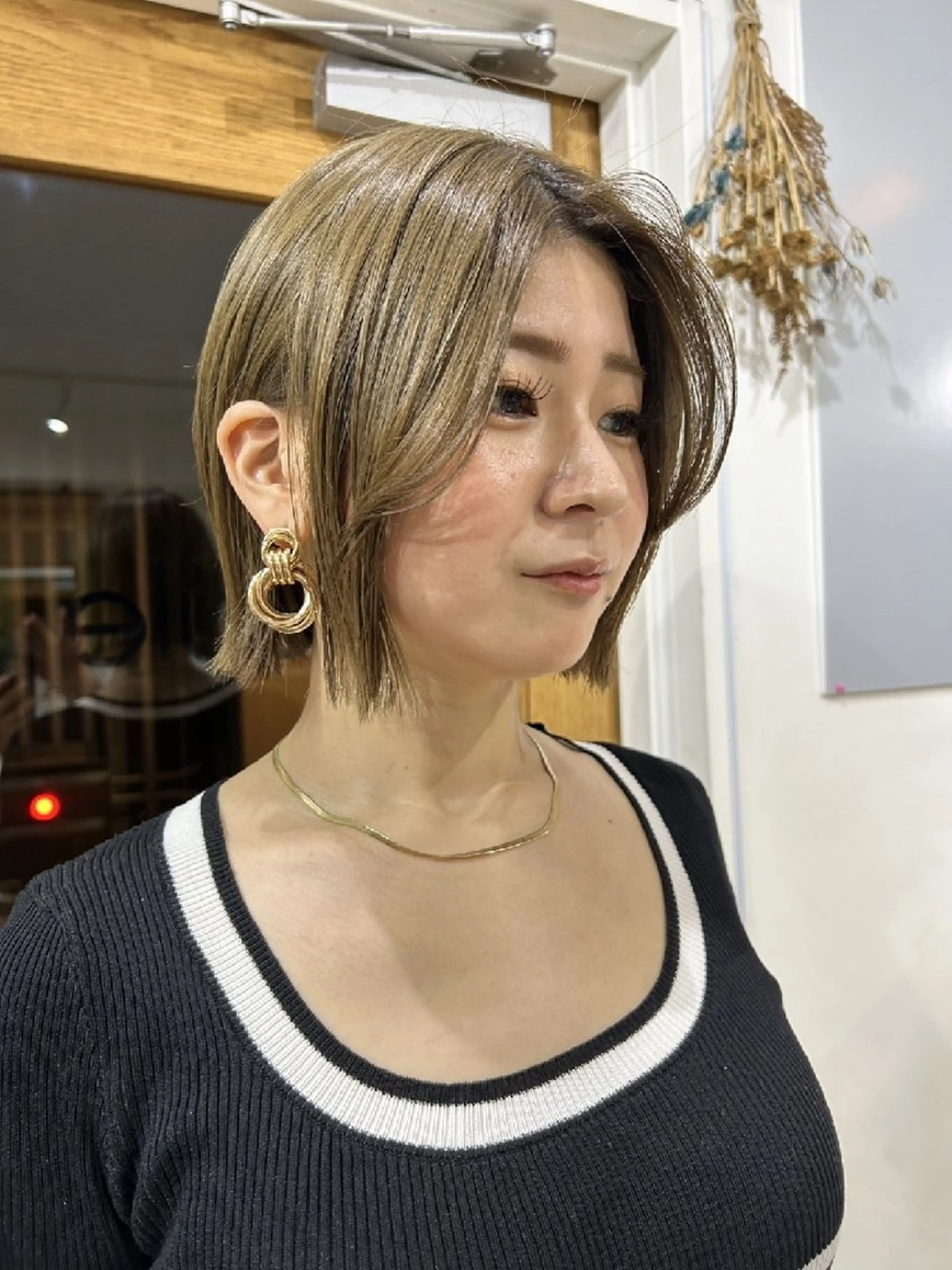 ショート 新宿×扱いやすいボブ /ボブ専門TAMEのヘアスタイル