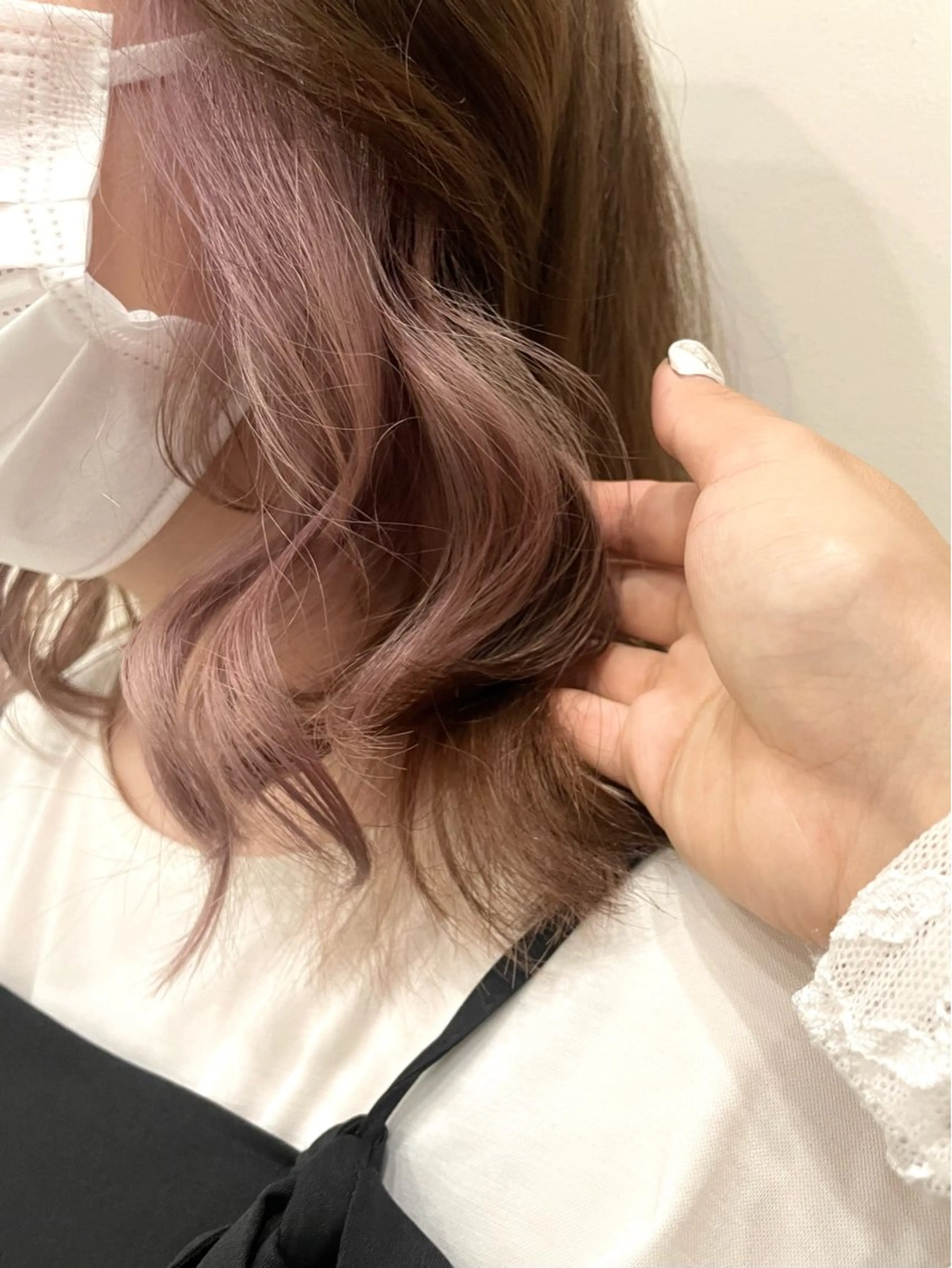 ショート ノエ/ インナーカラー/高岳のヘアスタイル