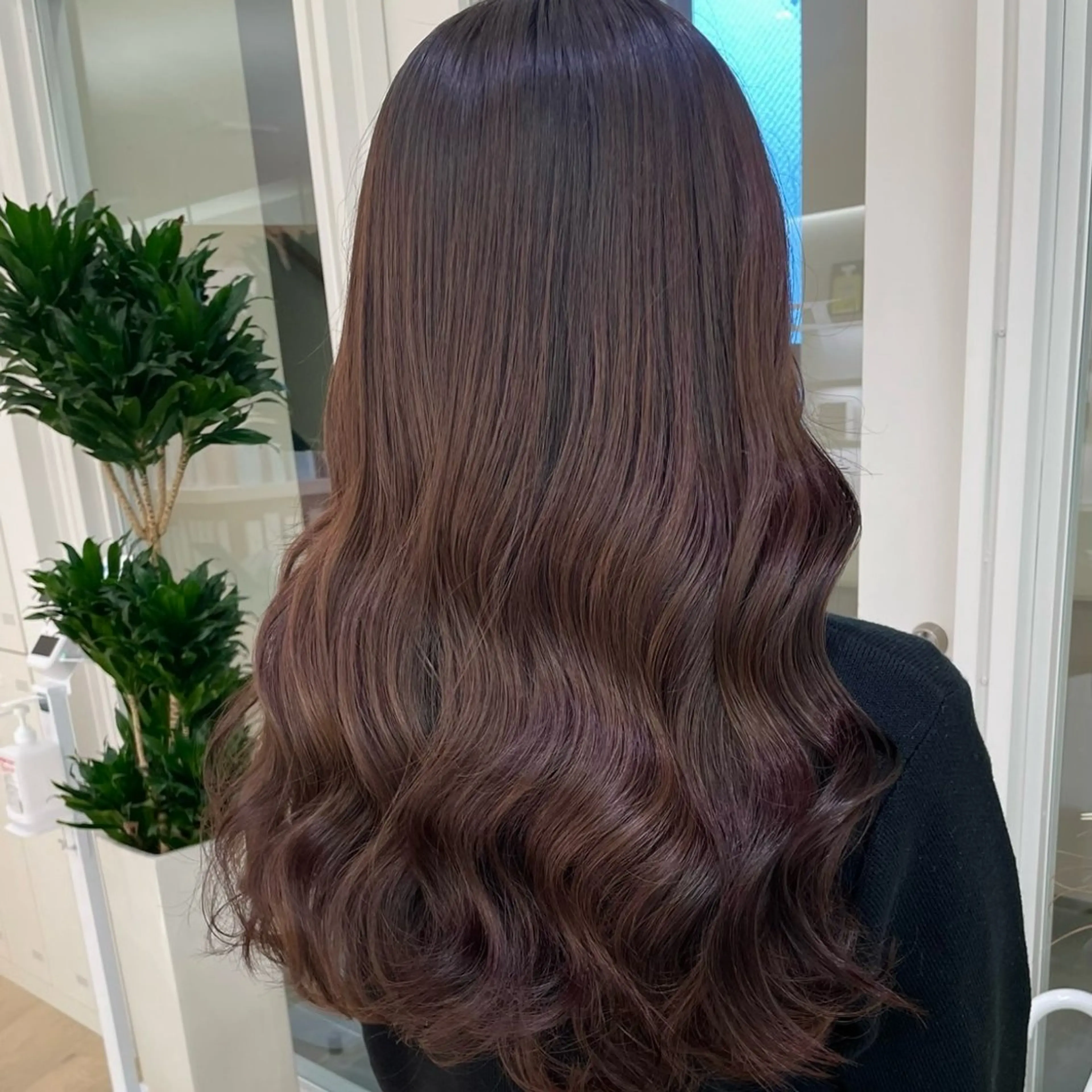 ロング カラー ヘアカラー Parve Mix 森 美遥🇰🇷🩶のヘアスタイル