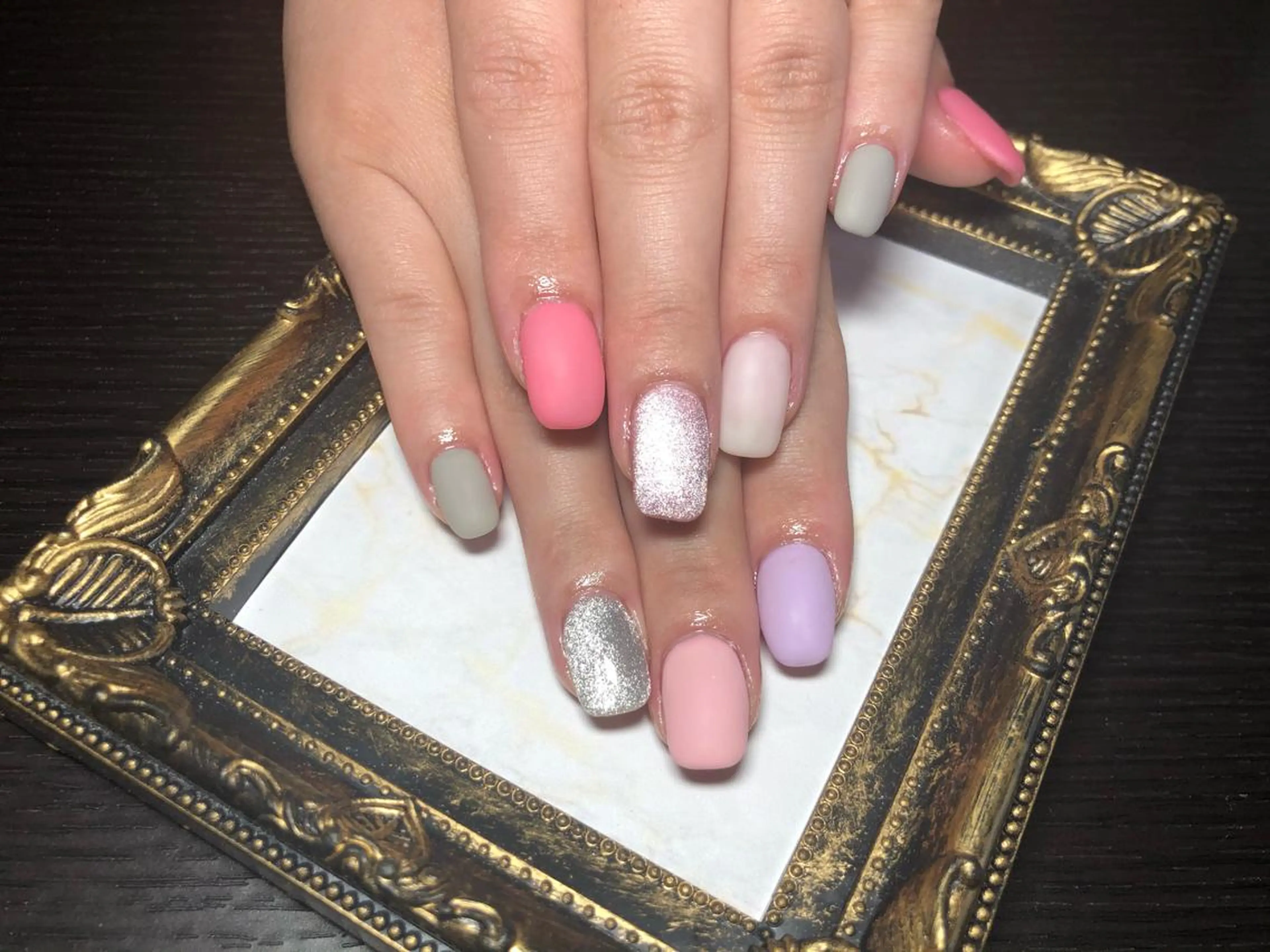 ネイル マグネットネイル マットネイル Nail salon Caco.のネイルデザイン