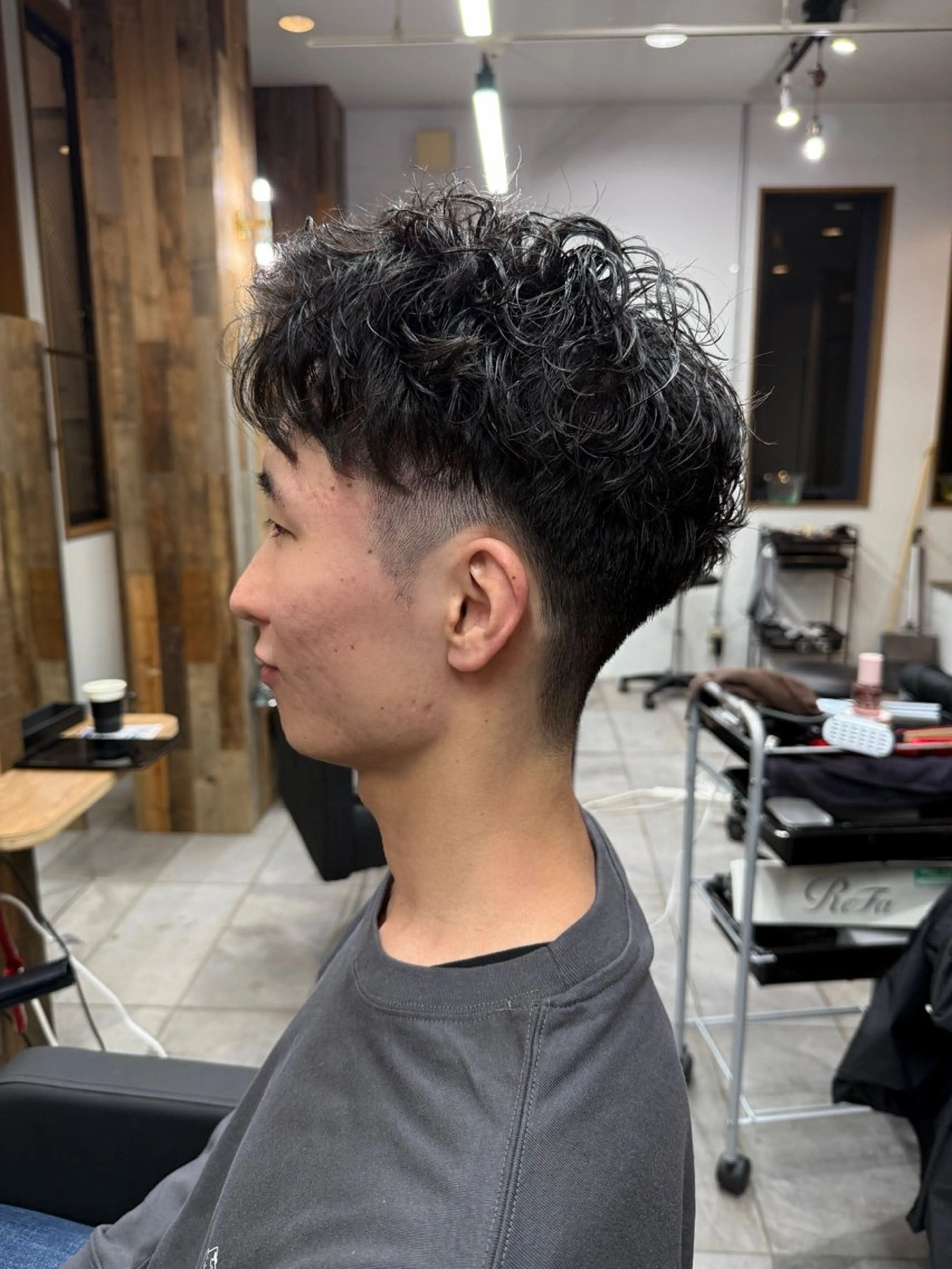 ショート カット パーマ SHICUNEアサミ /ショート/メンズのヘアスタイル