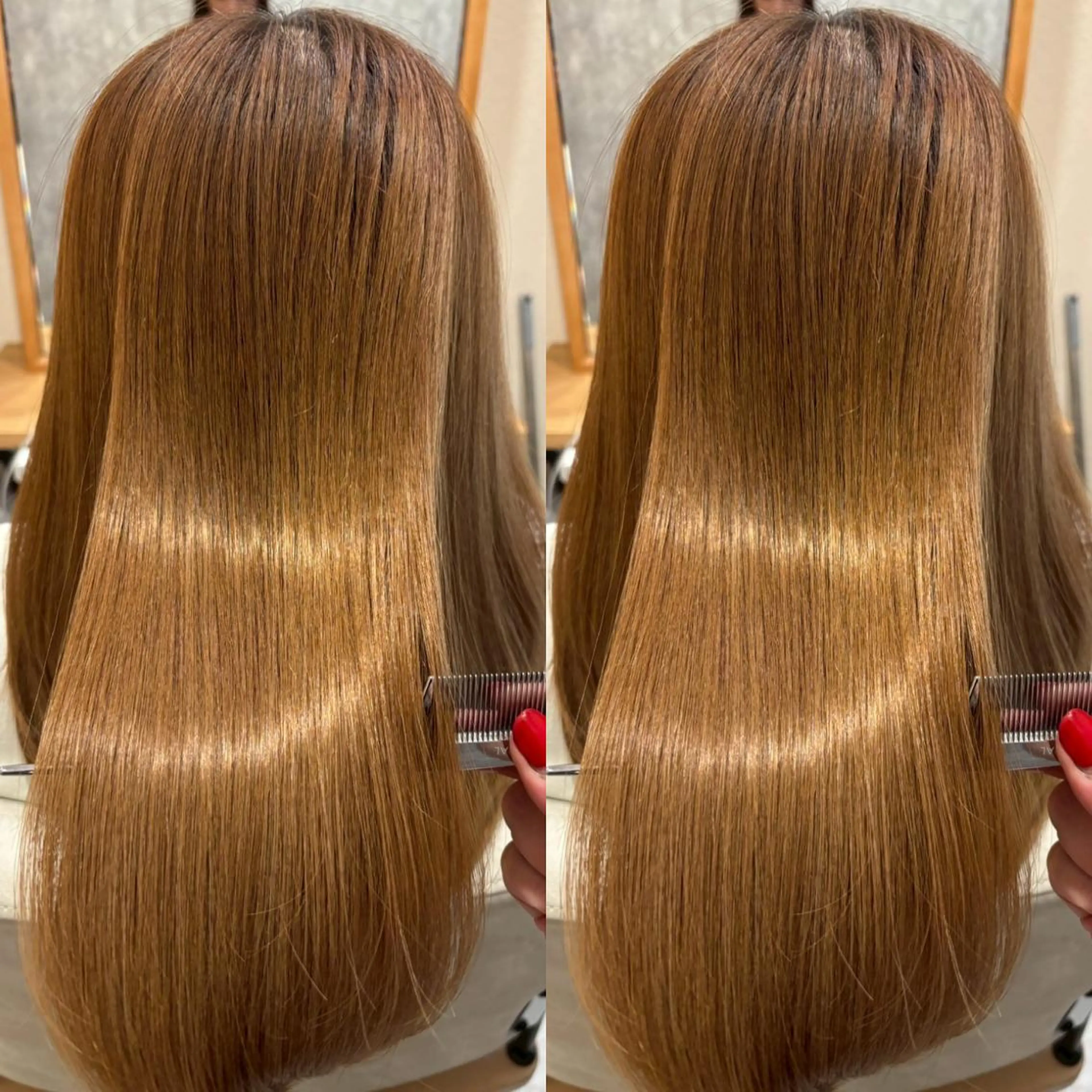 ロング KAEDE💖 縮毛矯正/艶カラーのヘアスタイル