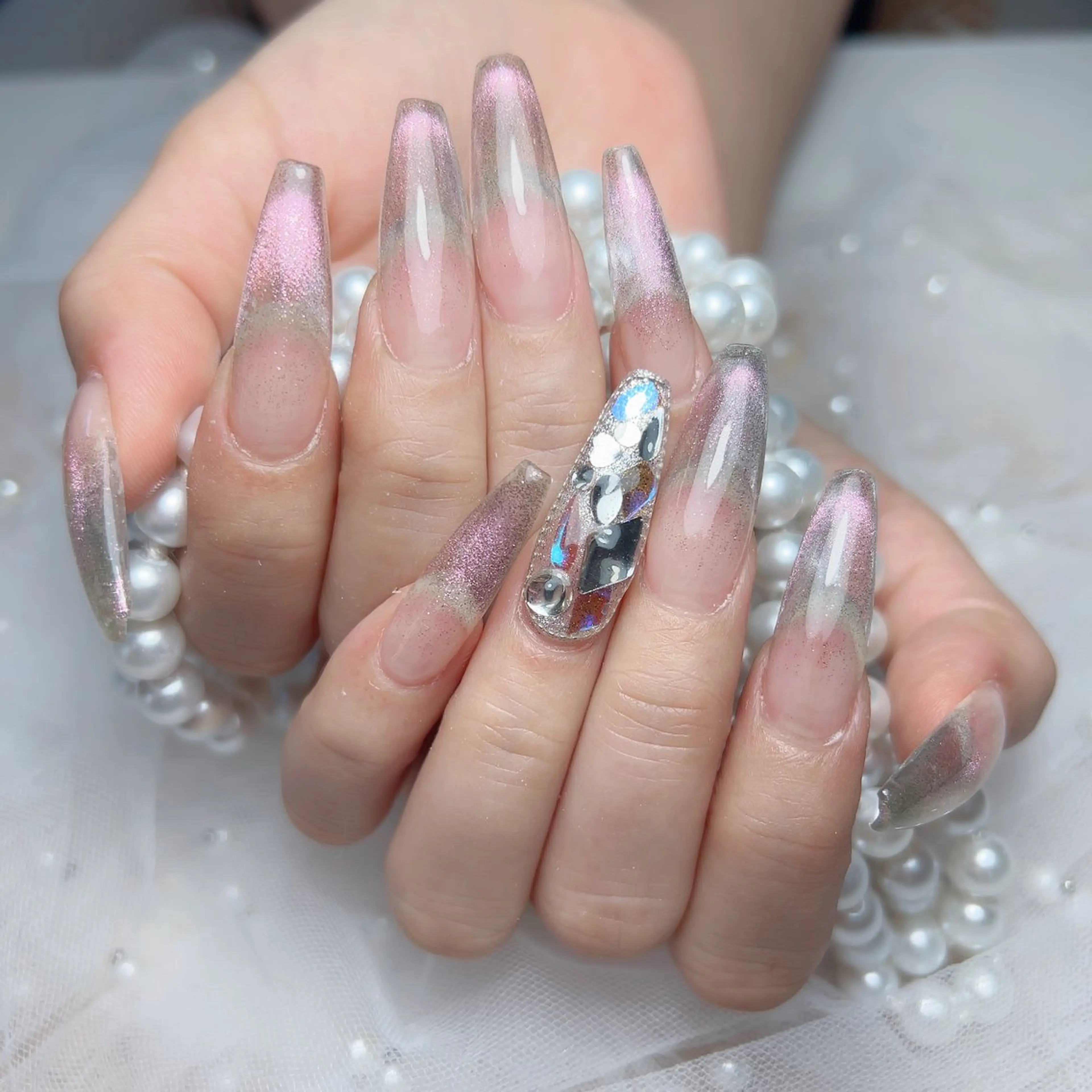 ネイル M🌷nail 長さだし専門店のネイルデザイン
