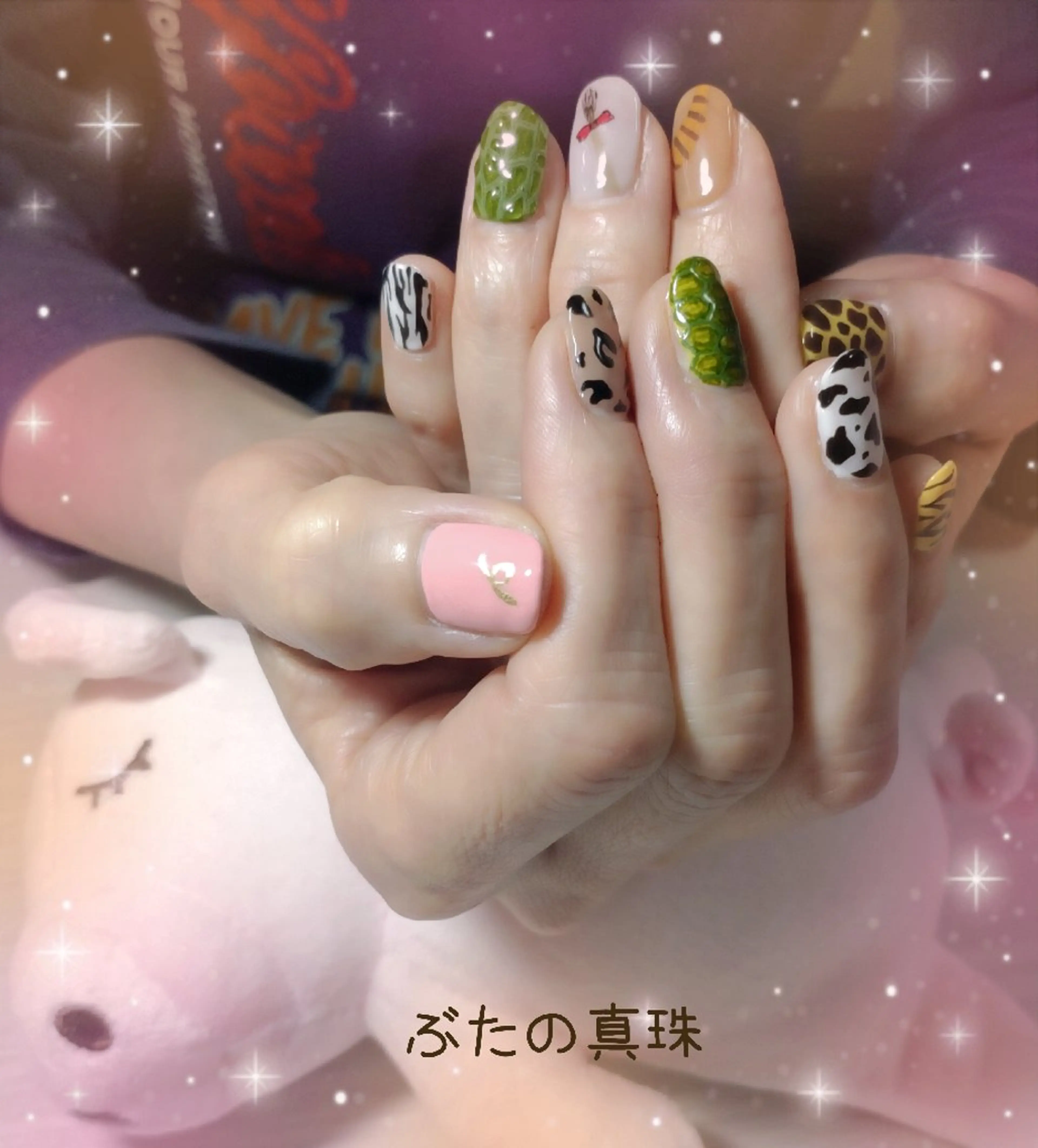 ネイル ハンドネイル 林 珠里のネイルデザイン