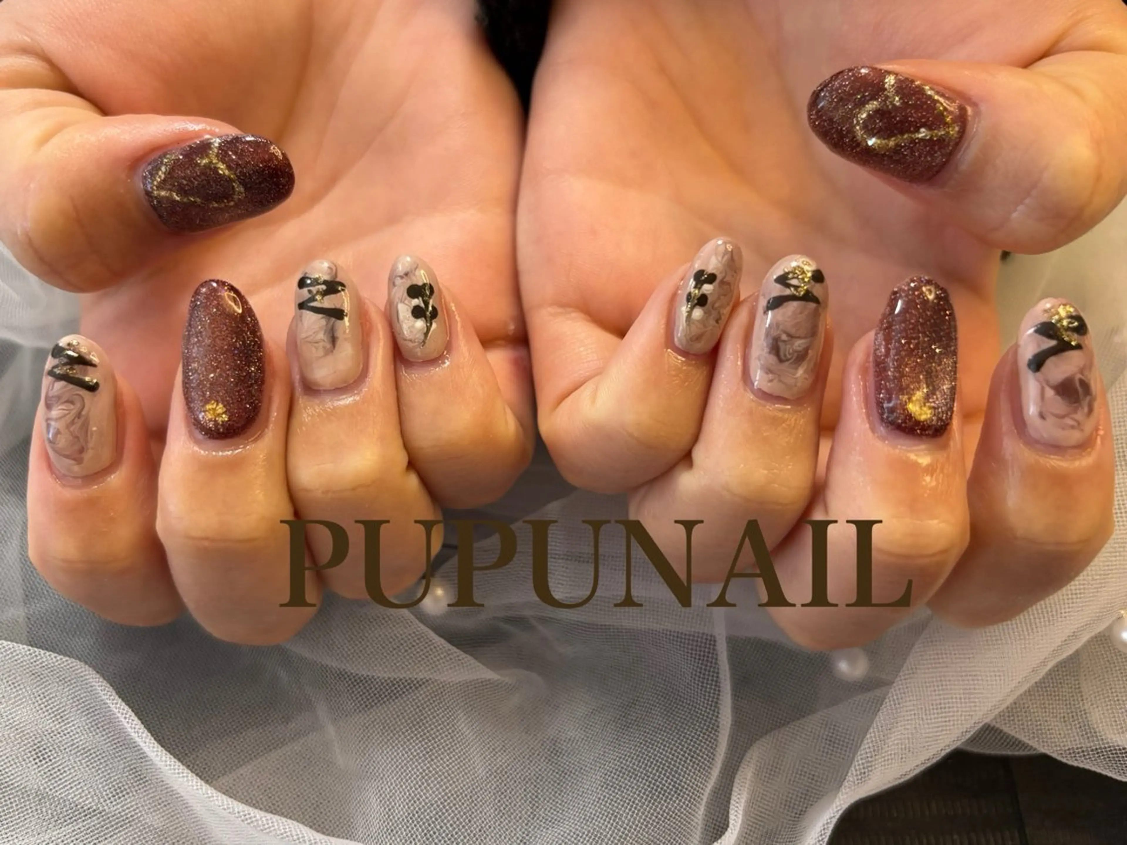 ミディアム ハンドネイル Re:Nail Formula所属・kido chieのネイルデザイン