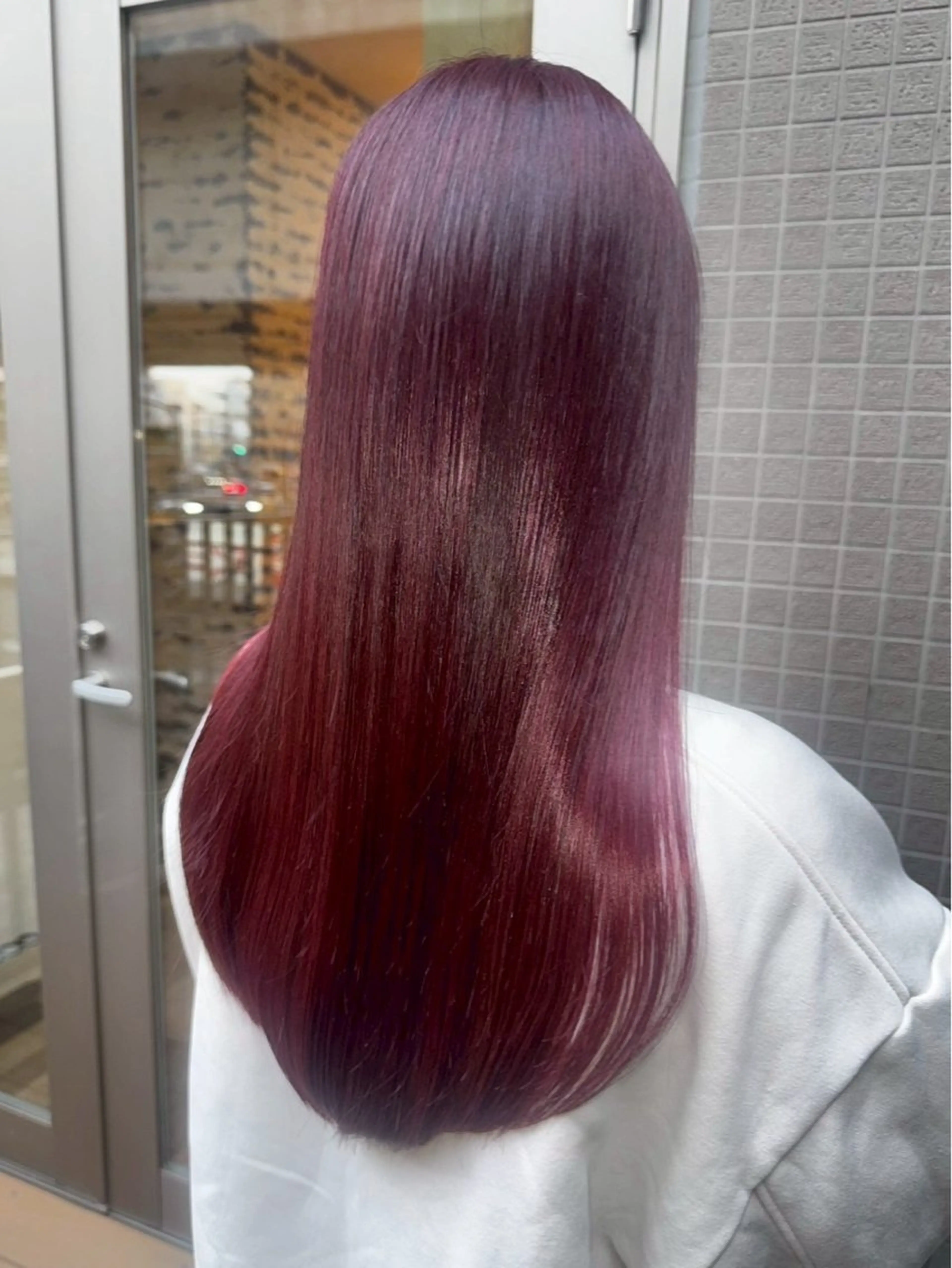 ロング カラー カットモデル募集中 曳舟FUKUDAのヘアスタイル