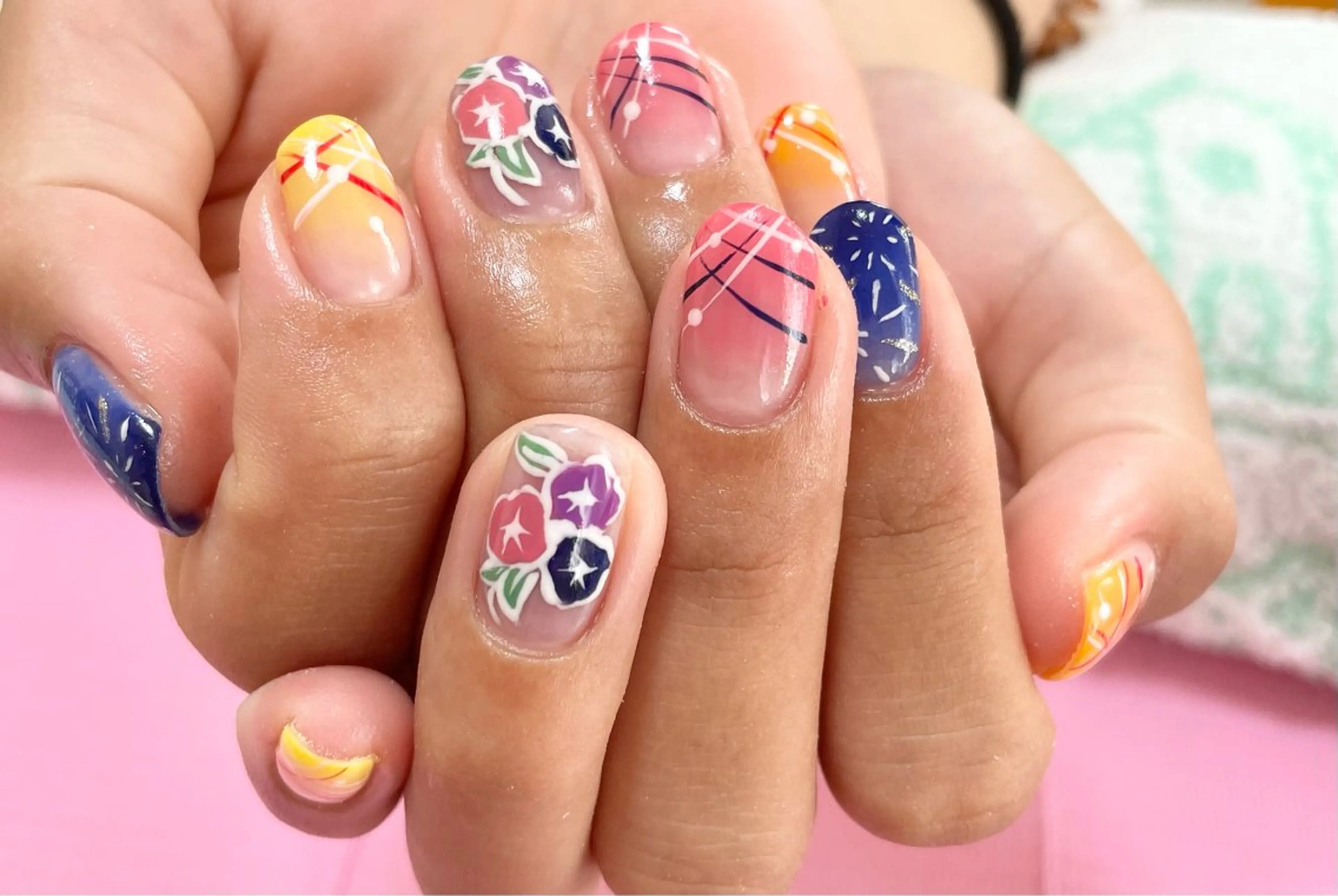 ネイル ハンドネイル nail salon HIRUKANAのネイルデザイン