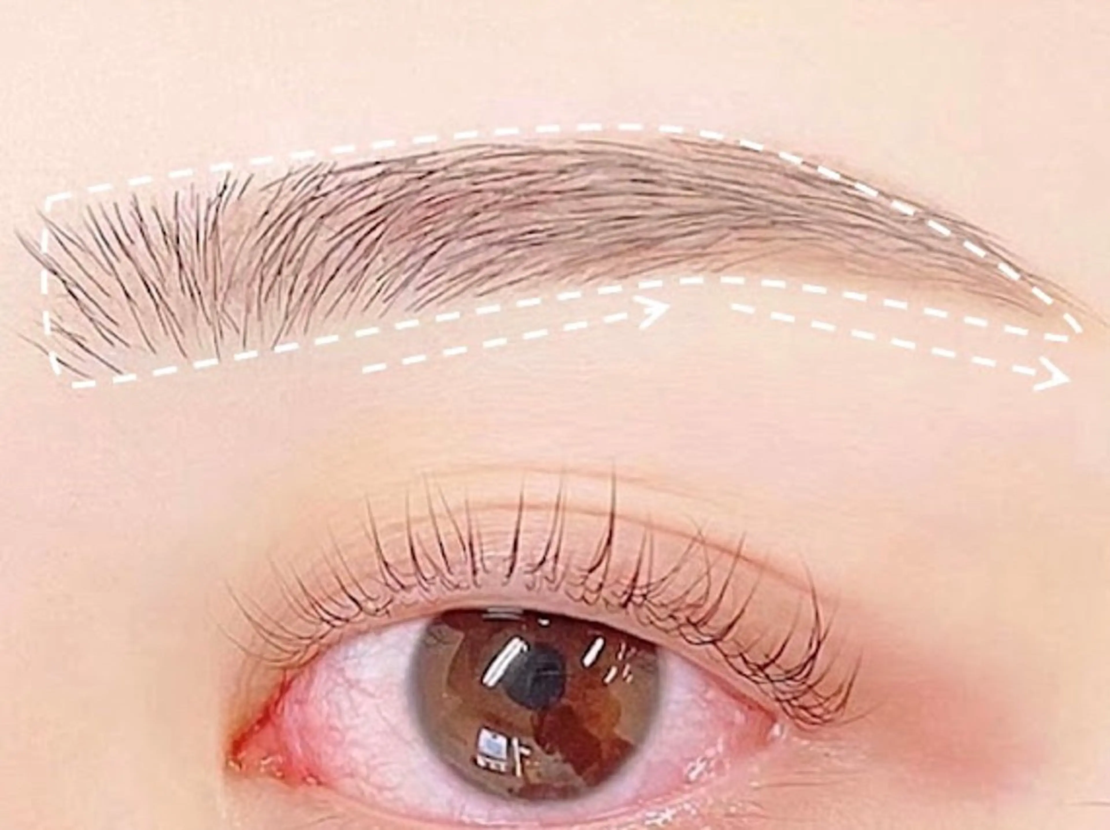 アイブロウ カワイイ保証🤍🪄 nanami.hの眉毛・アイブロウイメージ